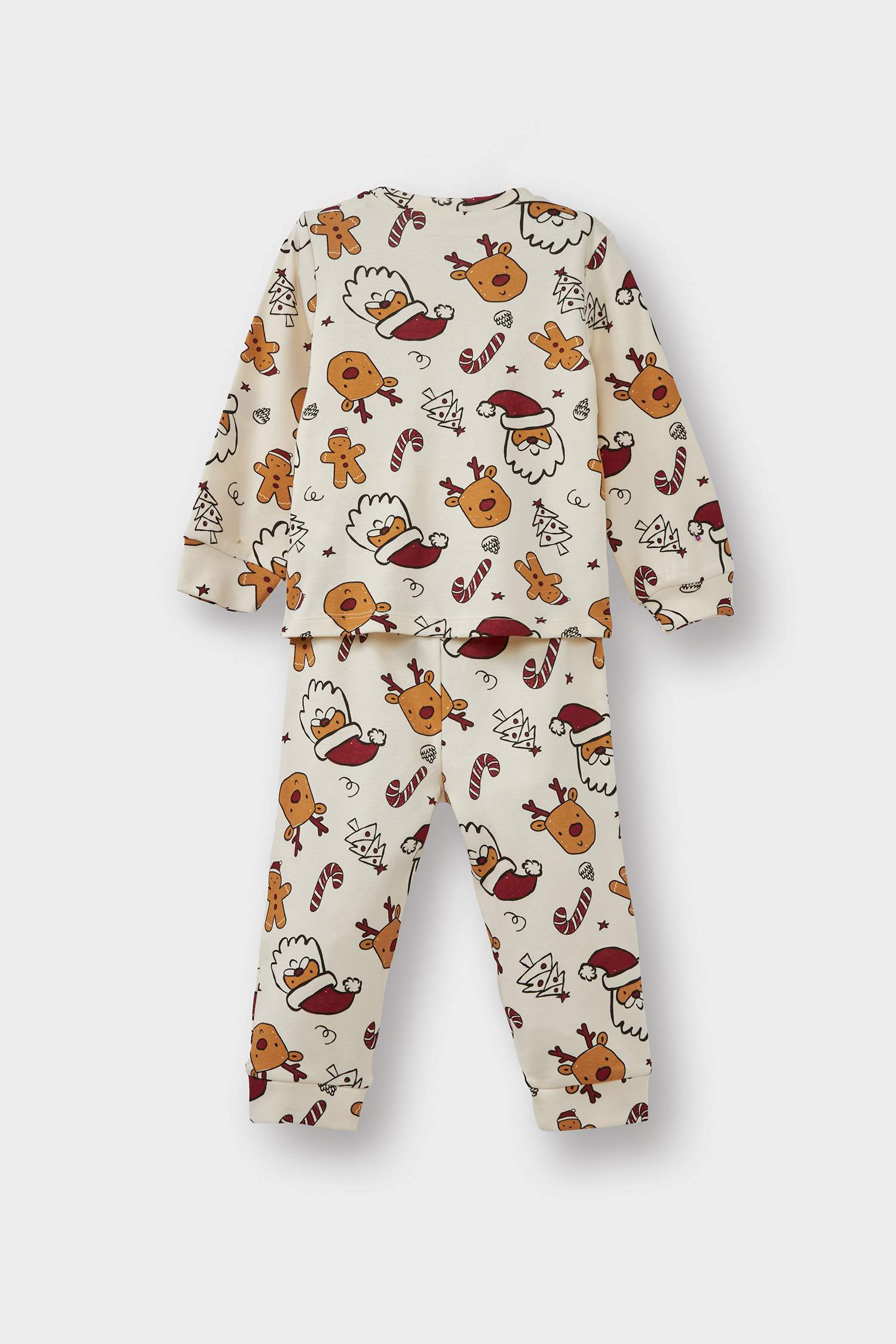 Baby Boy Christmas Themed Top Bottoms 2 Piece Pajama Set