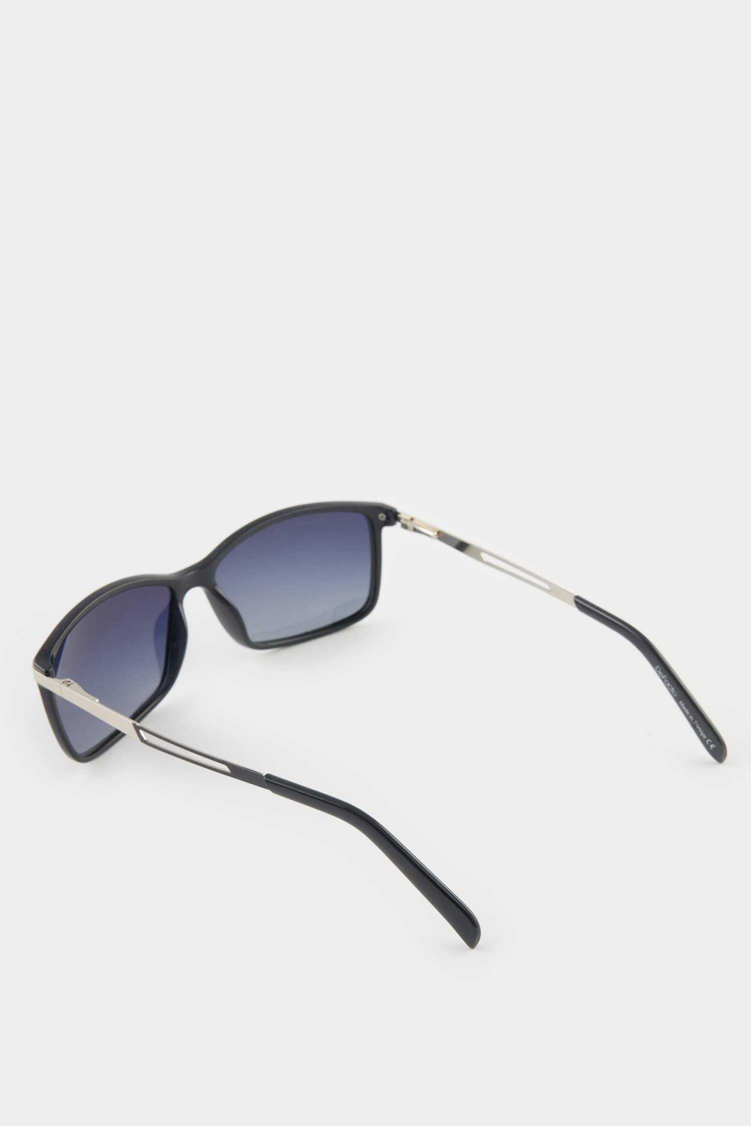 Erkek Klasik Siyah Plastik Çerçeve Siyah Cam Polarize Güneş Gözlüğü