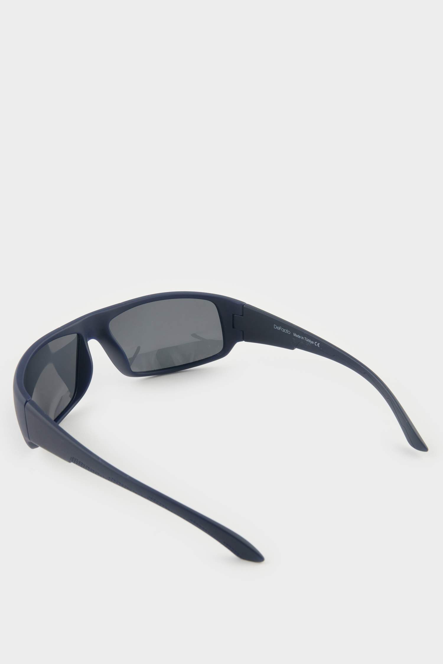 Erkek Oval Mavi Plastik Çerçeve Mavi Cam Polarize Güneş Gözlüğü