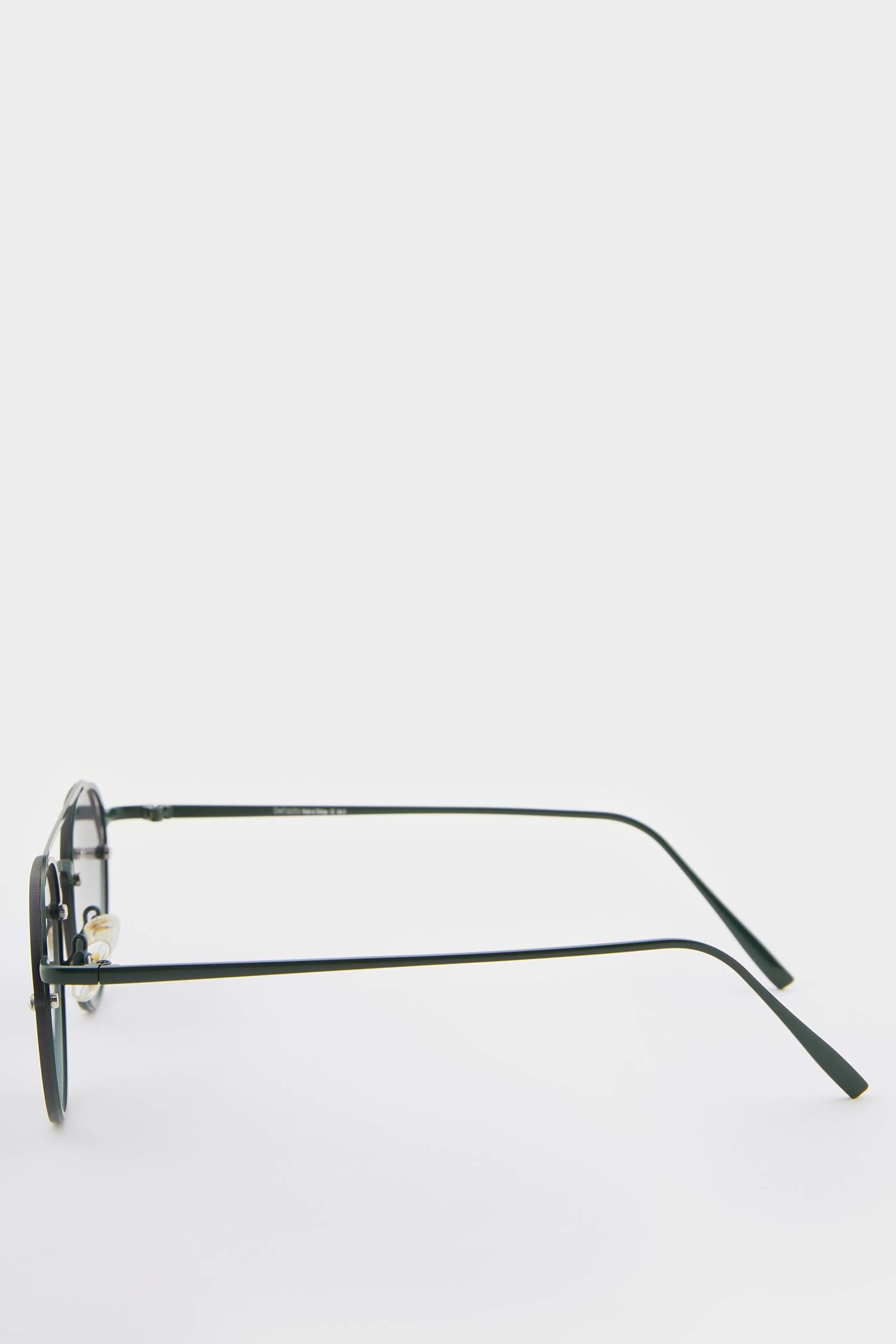 Kadın Siyah Metal Çerçeve Füme Cam Pilot UV Güneş Gözlüğü