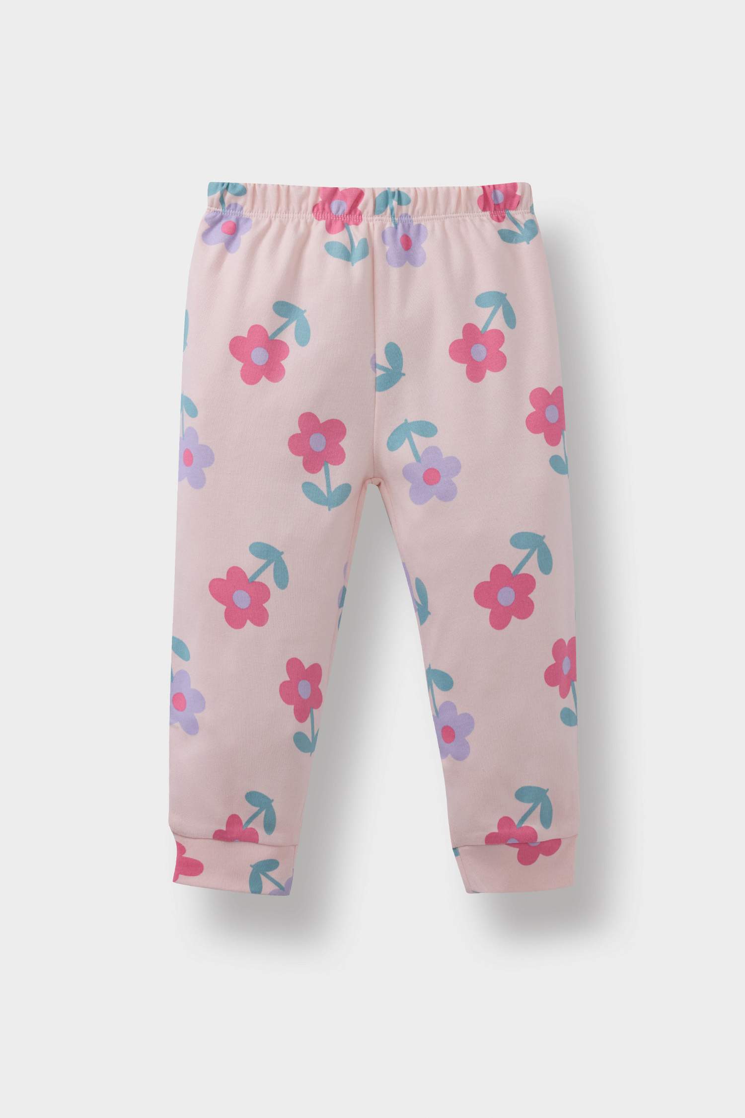 Baby Girl Floral Long Sleeve 2 Piece Pajama Set