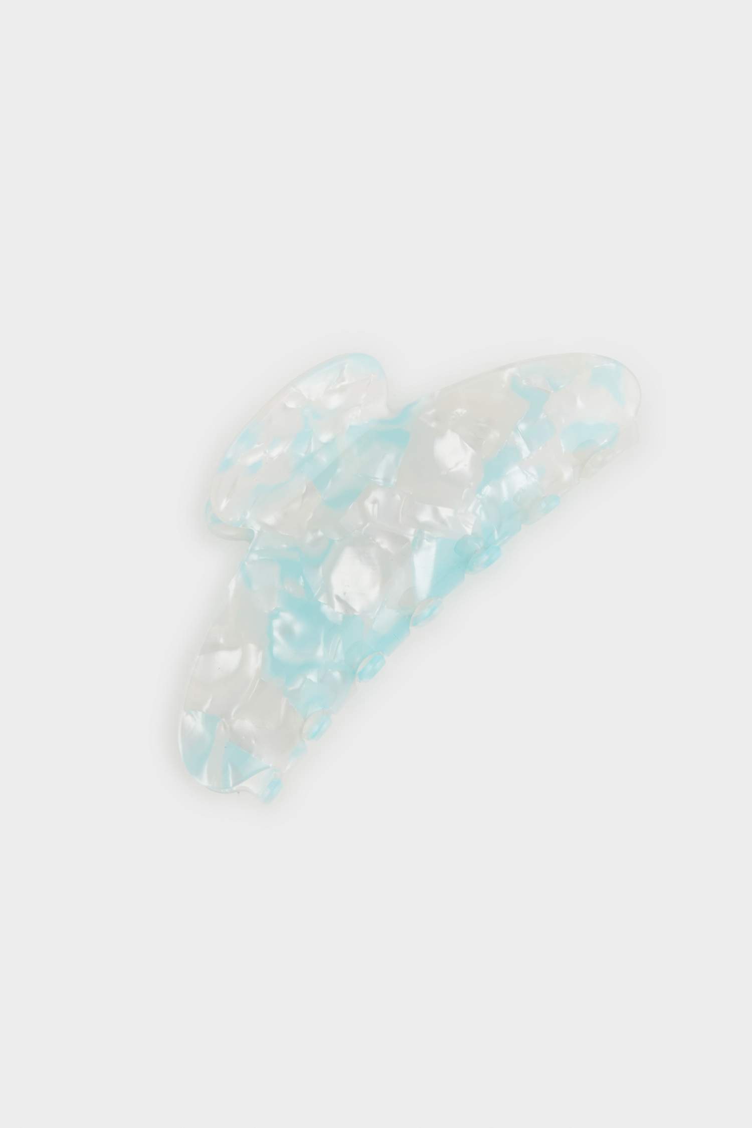 Woman Mint Pearl Hair Clips