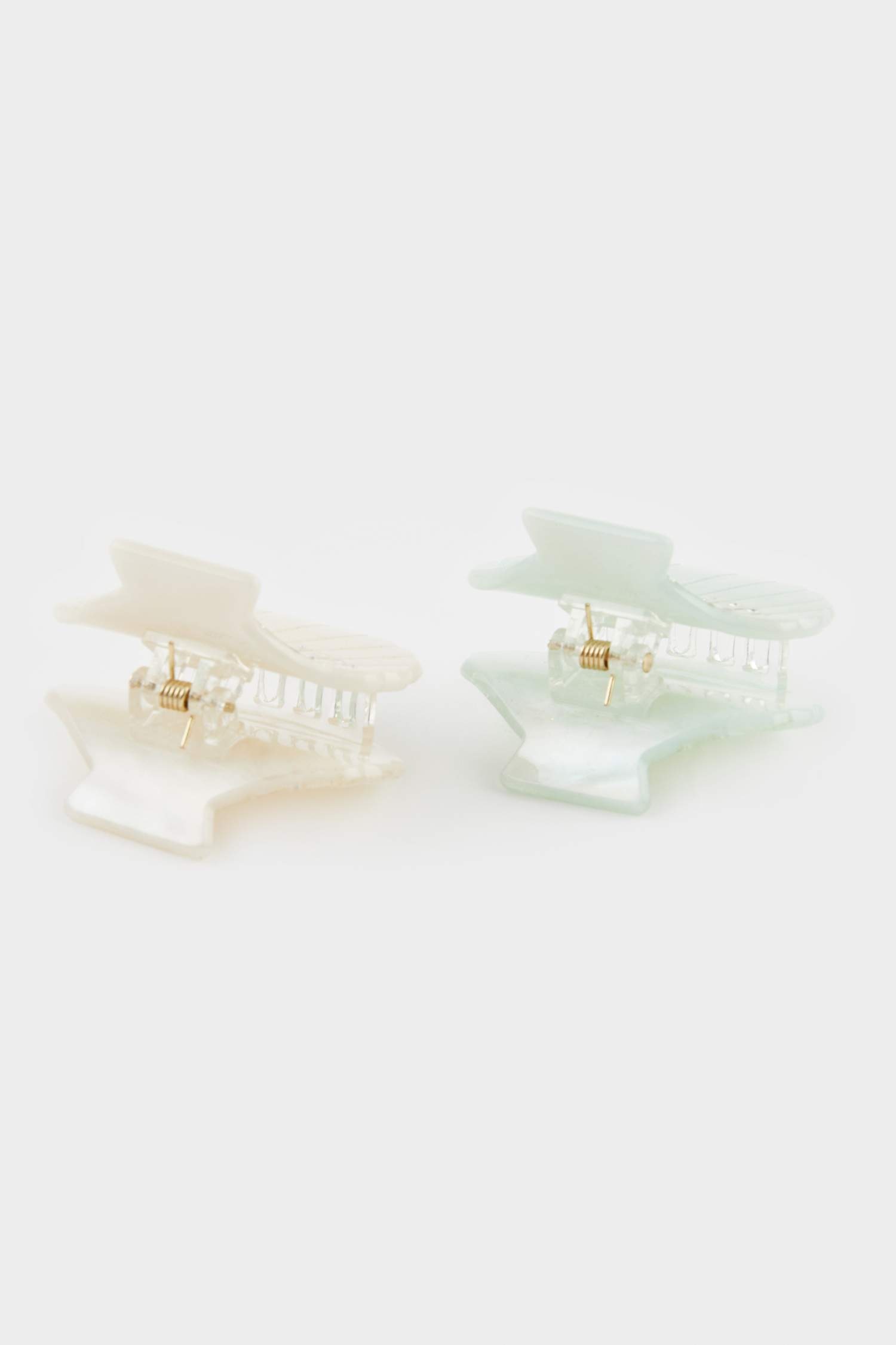 Kadın 2'li Deniz Kabuğu Desenli Mandal Toka