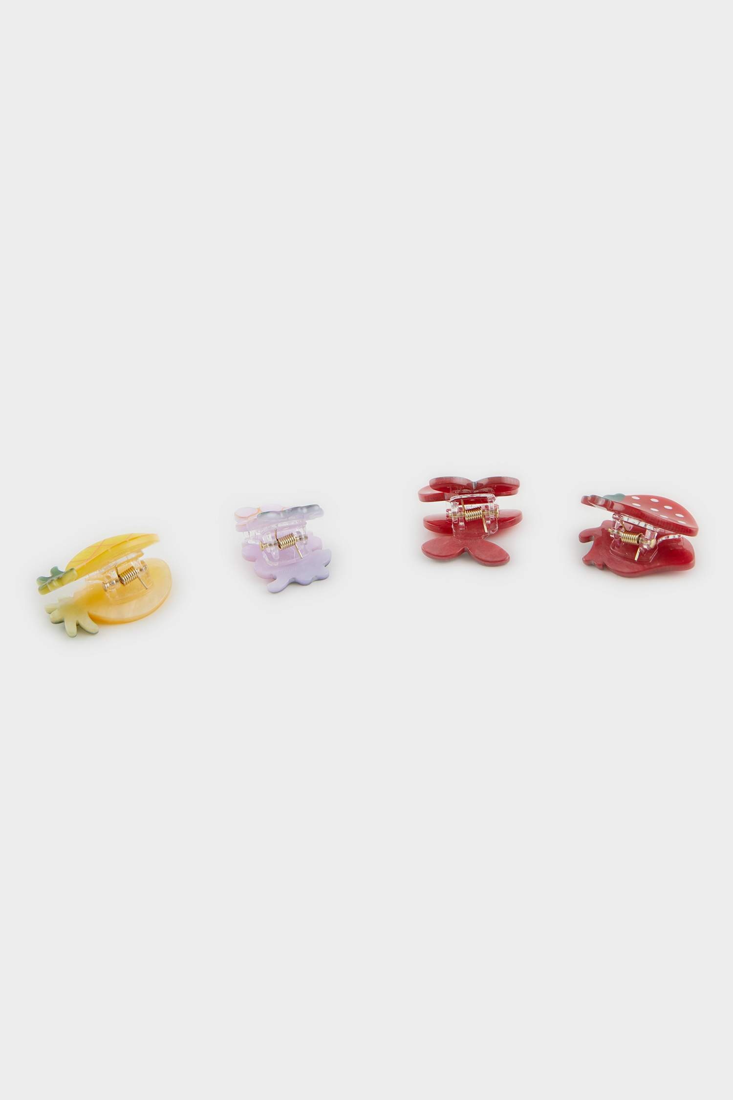 Woman Fruit 4 Piece Latch Hair Clips