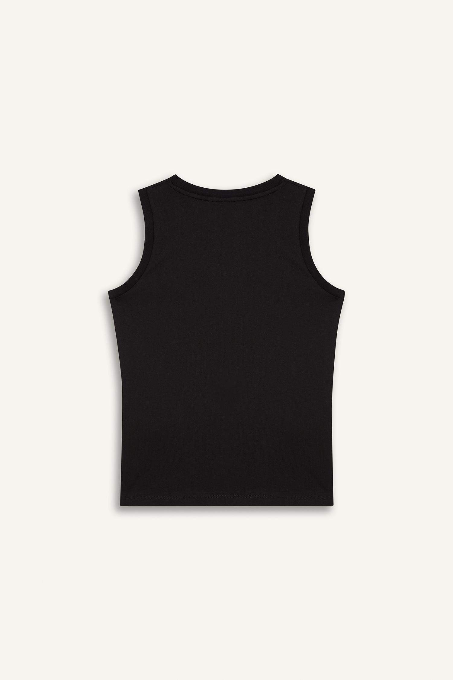 Boy Crew Neck Printed Tank Top