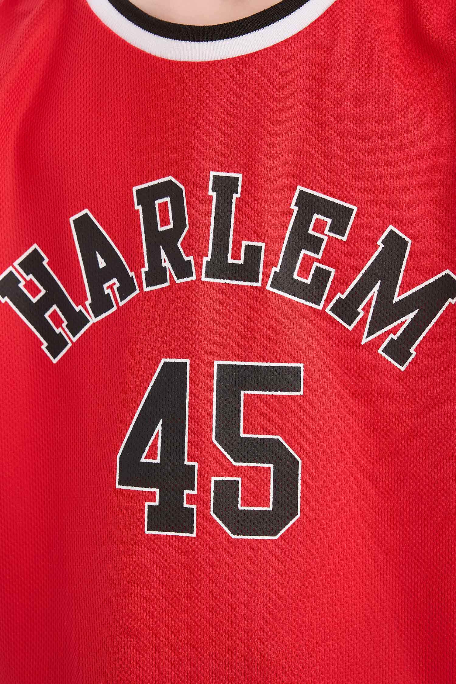 Erkek Çocuk Bisiklet Yaka Baskılı Atlet