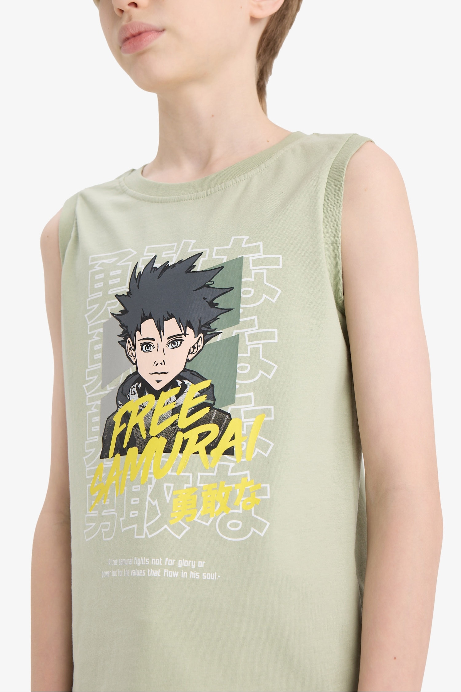 Boy Regular Fit Printed Tank Top