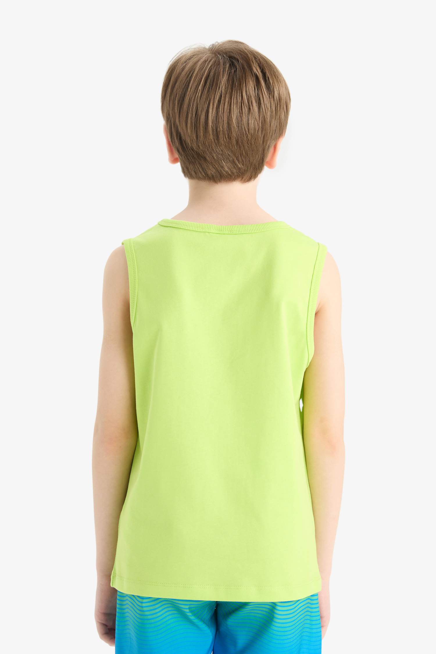 Erkek Çocuk Bisiklet Yaka Atlet