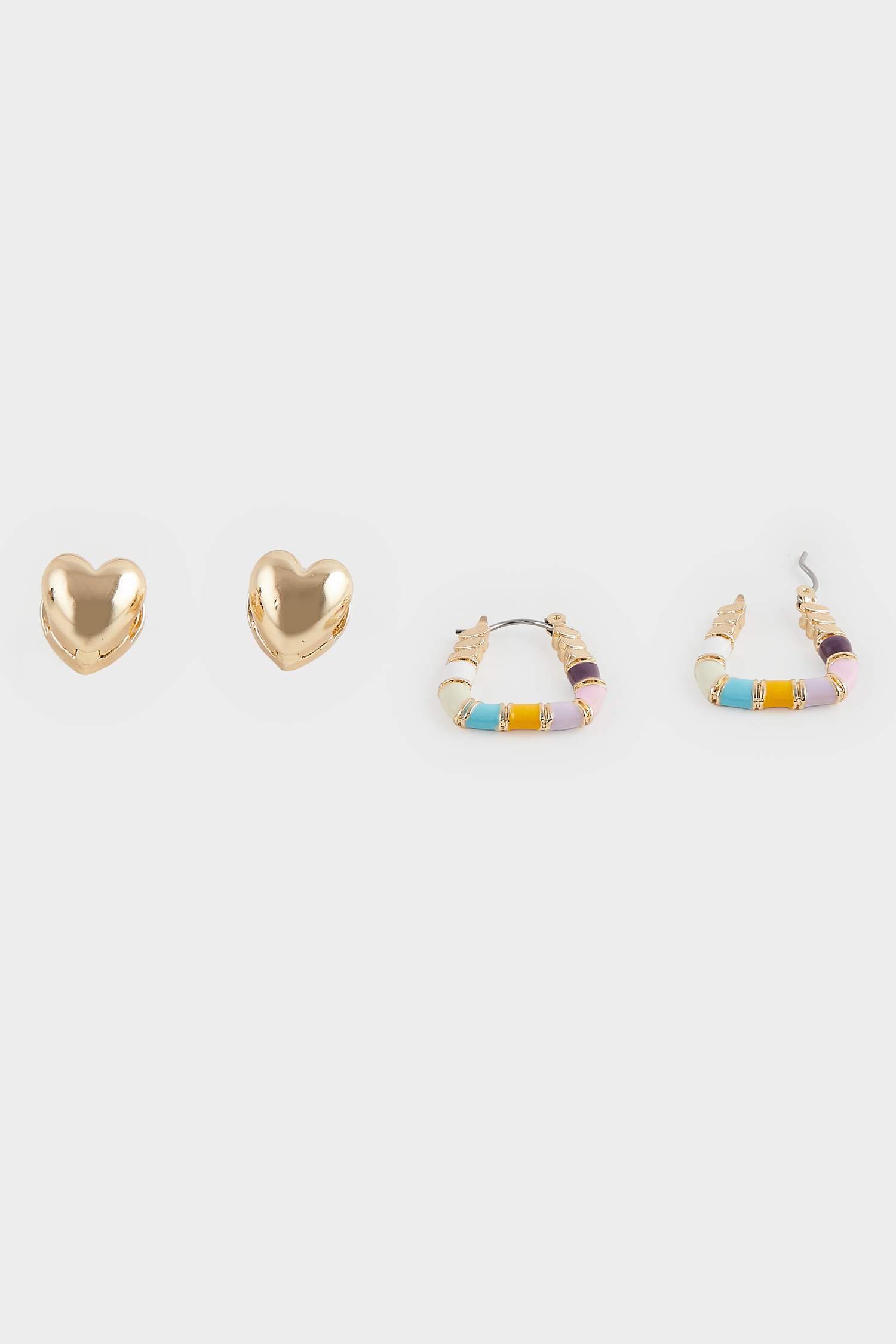 Kadın 2'li Gold Küpe