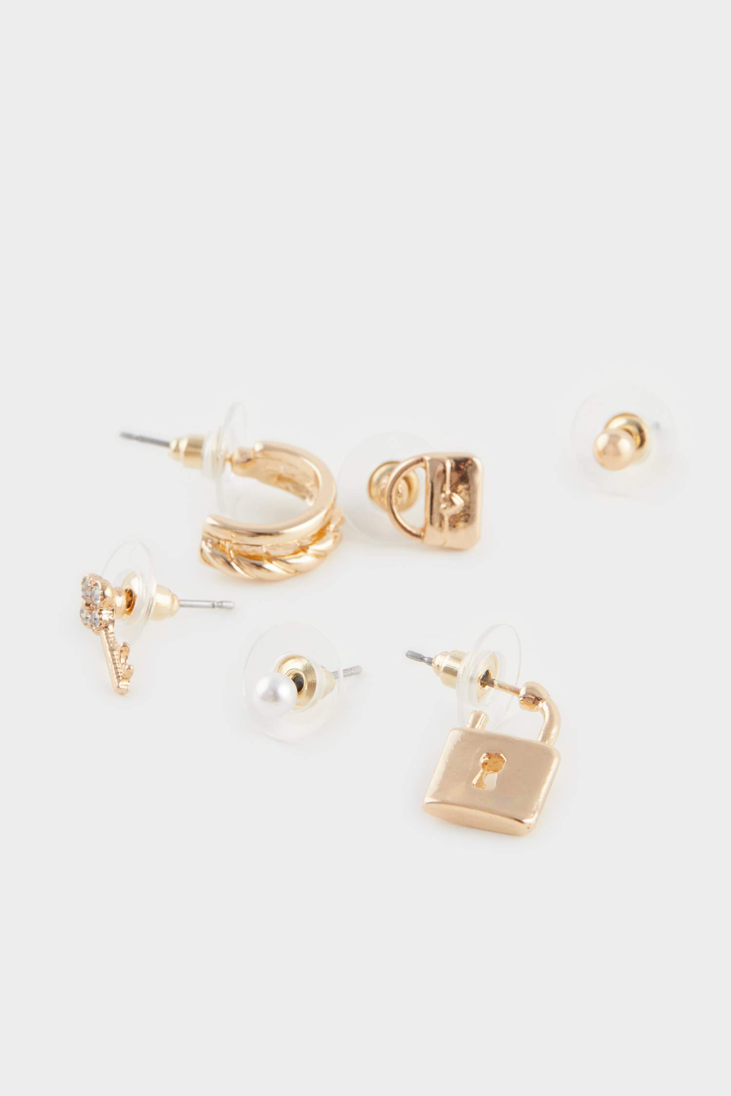 Kadın 6'lı Gold Küpe