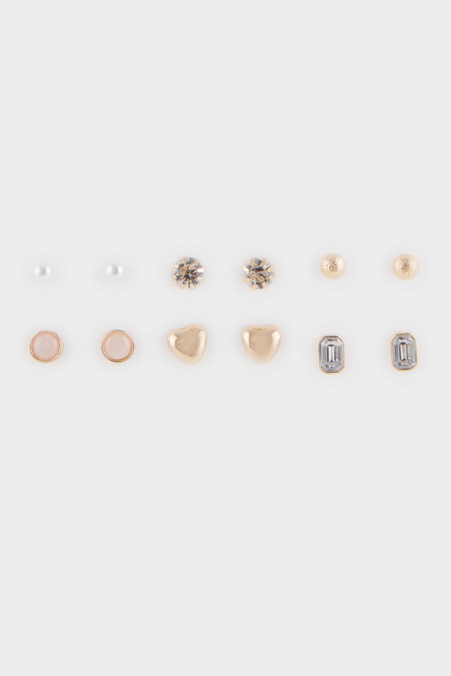 Kadın 6'lı Gold Küpe