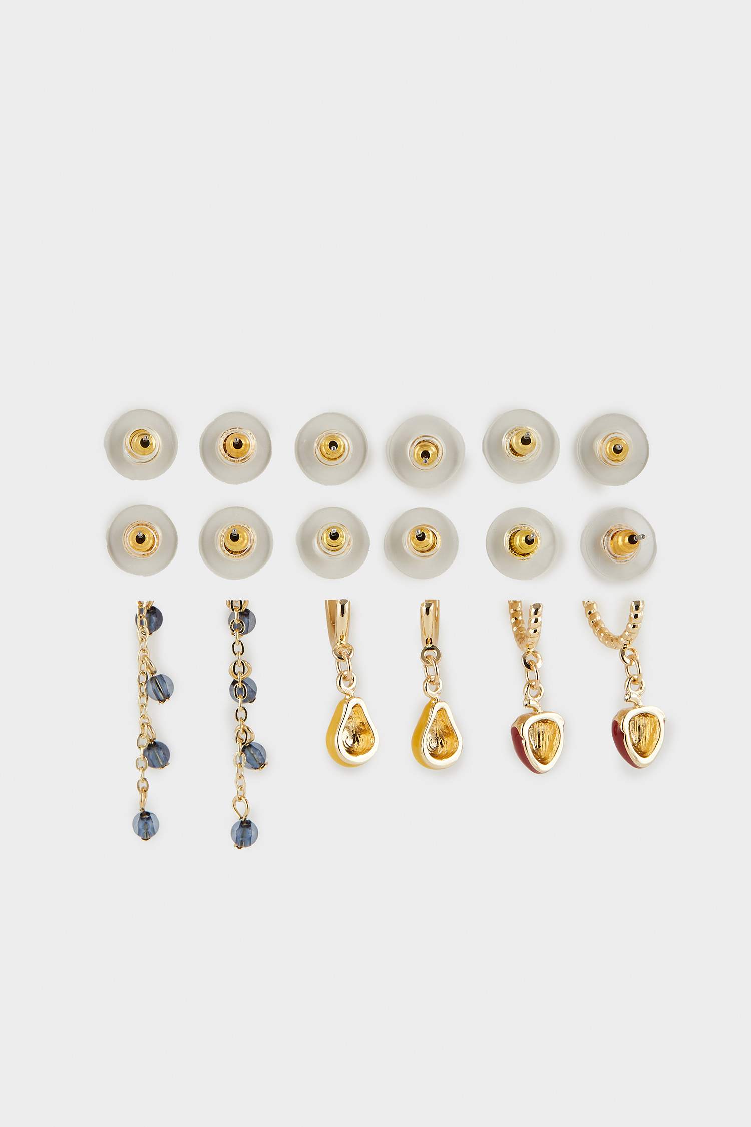 Kadın 6'lı Gold Küpe