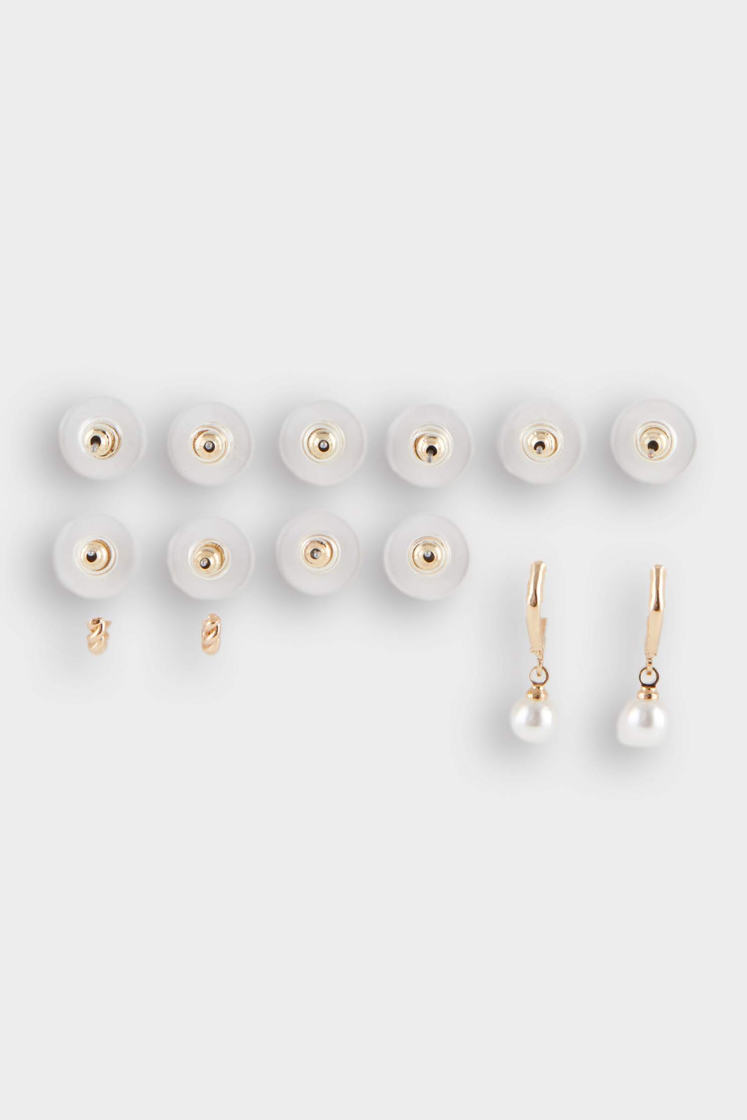 Kadın 6'lı Gold Küpe