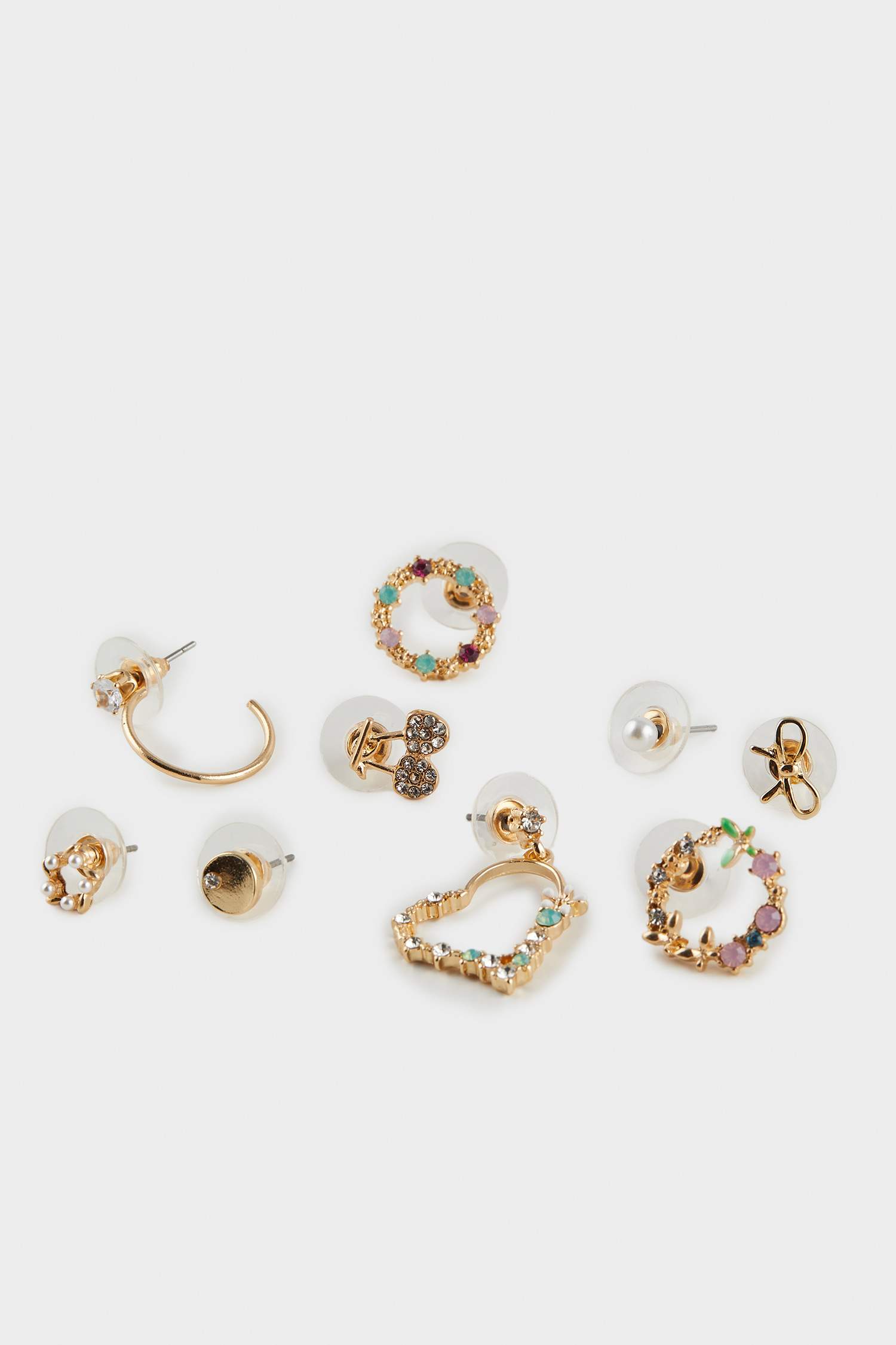 Kadın 9'lu Gold Küpe