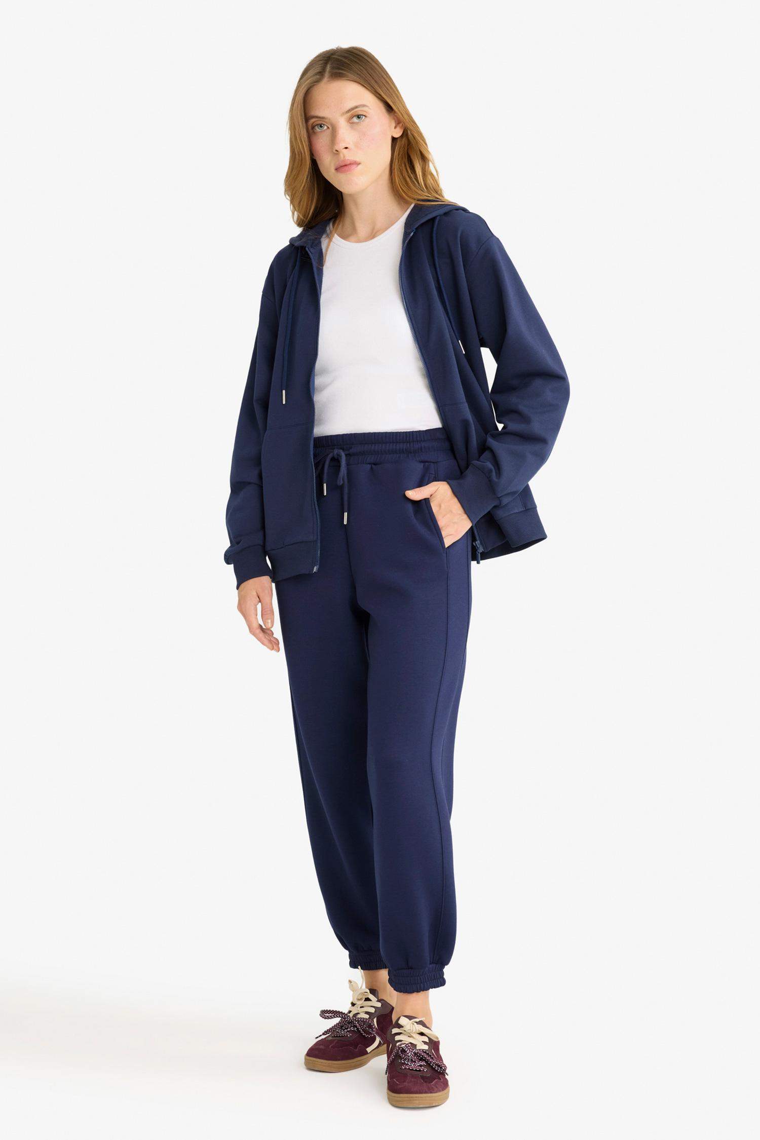 Jogger Standard Fit Scuba Fabric Trousers