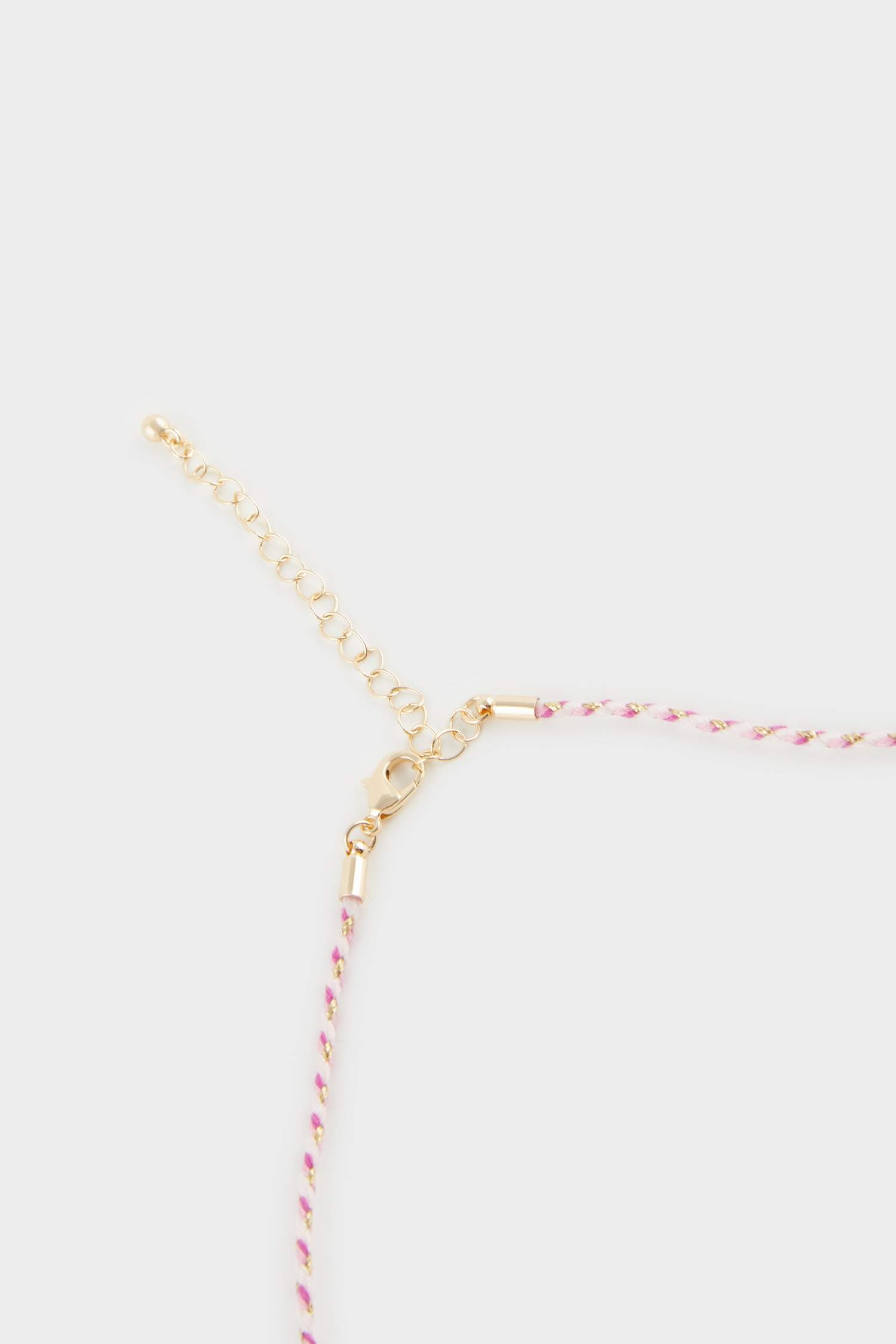 Женский Золотой Ожерелье с Пластиной и Звездными Деталями