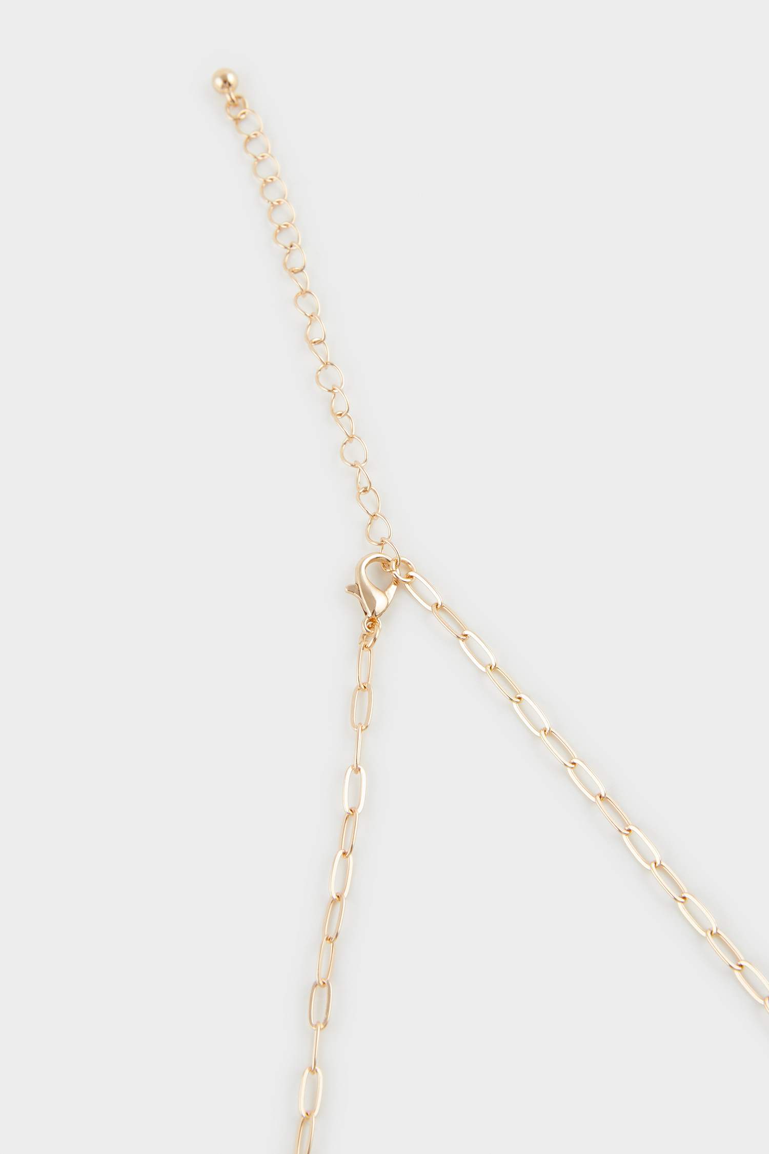 Woman Red Stone Gold Necklace