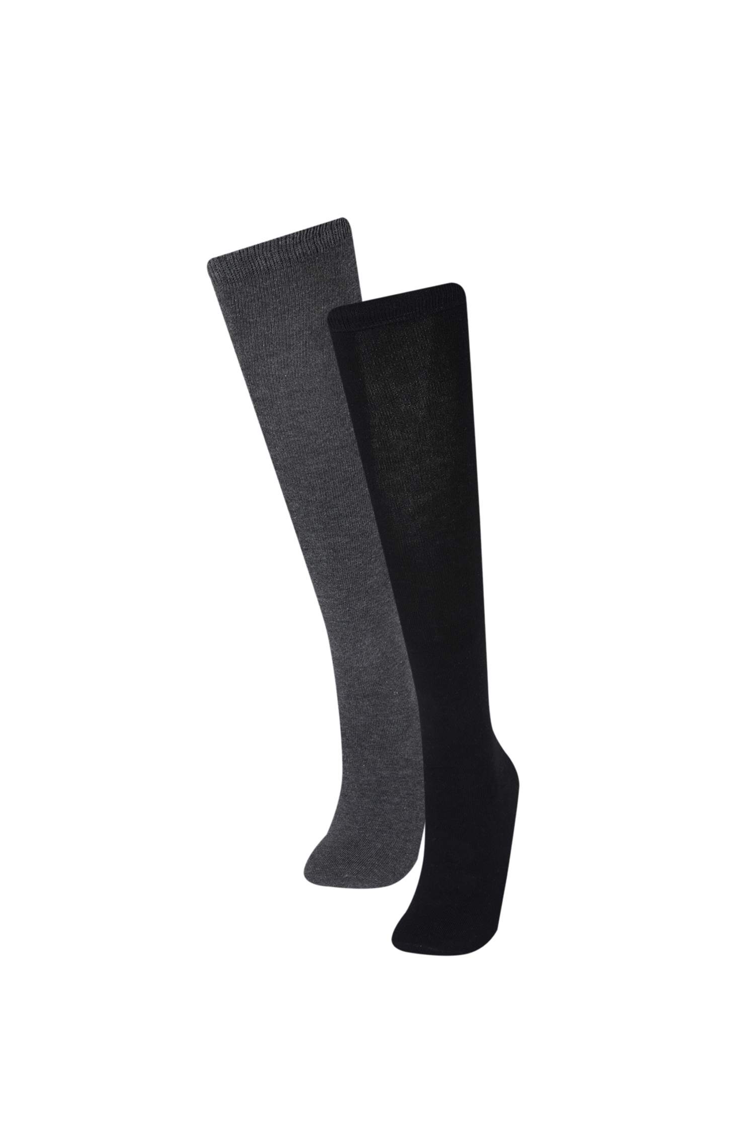 جوارب نسائي قطن تحت الركبة - قطعتين