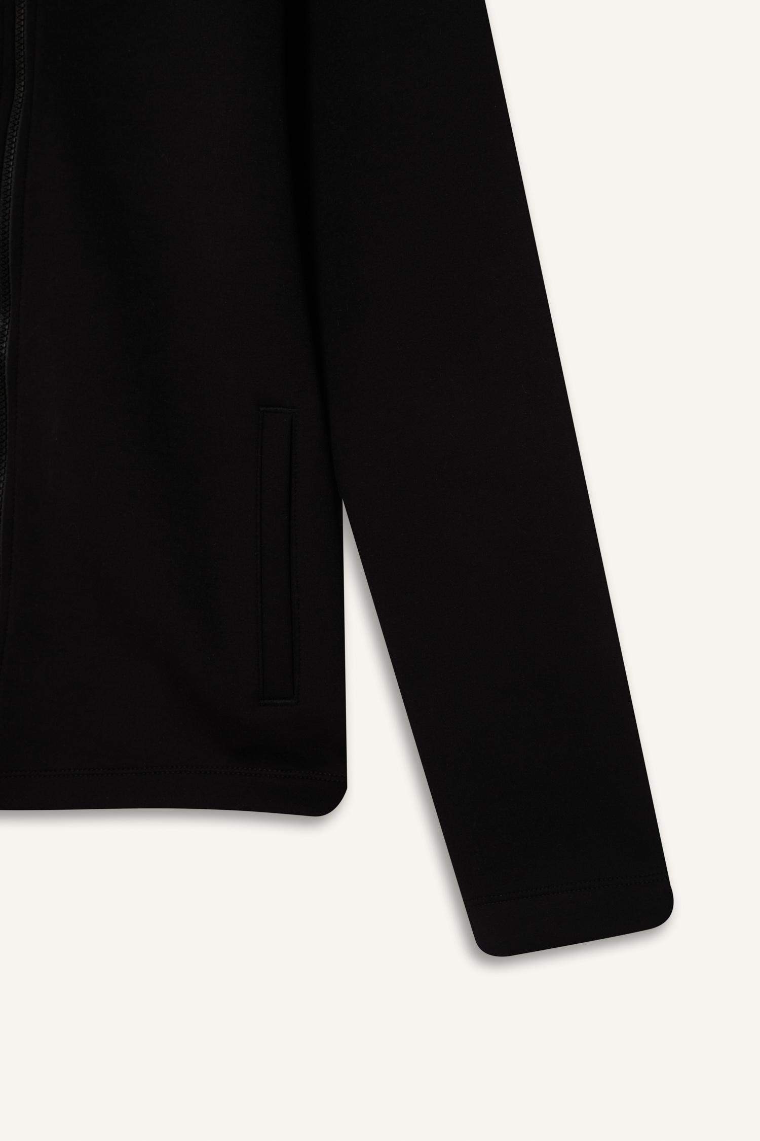 جاكيت رياضي بومبر قماش سكوبا سليم فيت بسحاب من DeFactoFit