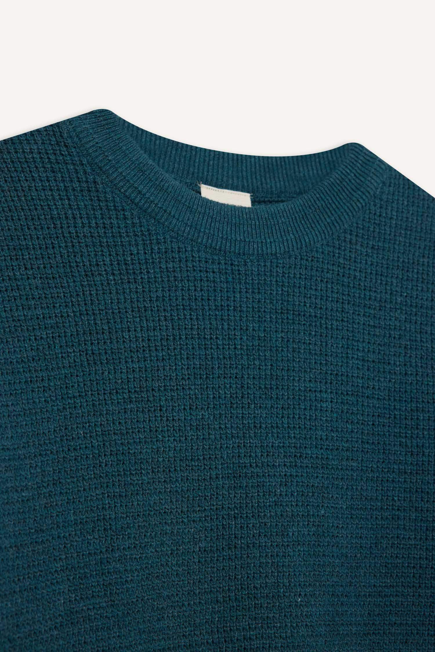 Erkek Çocuk Bisiklet Yaka Triko Kazak