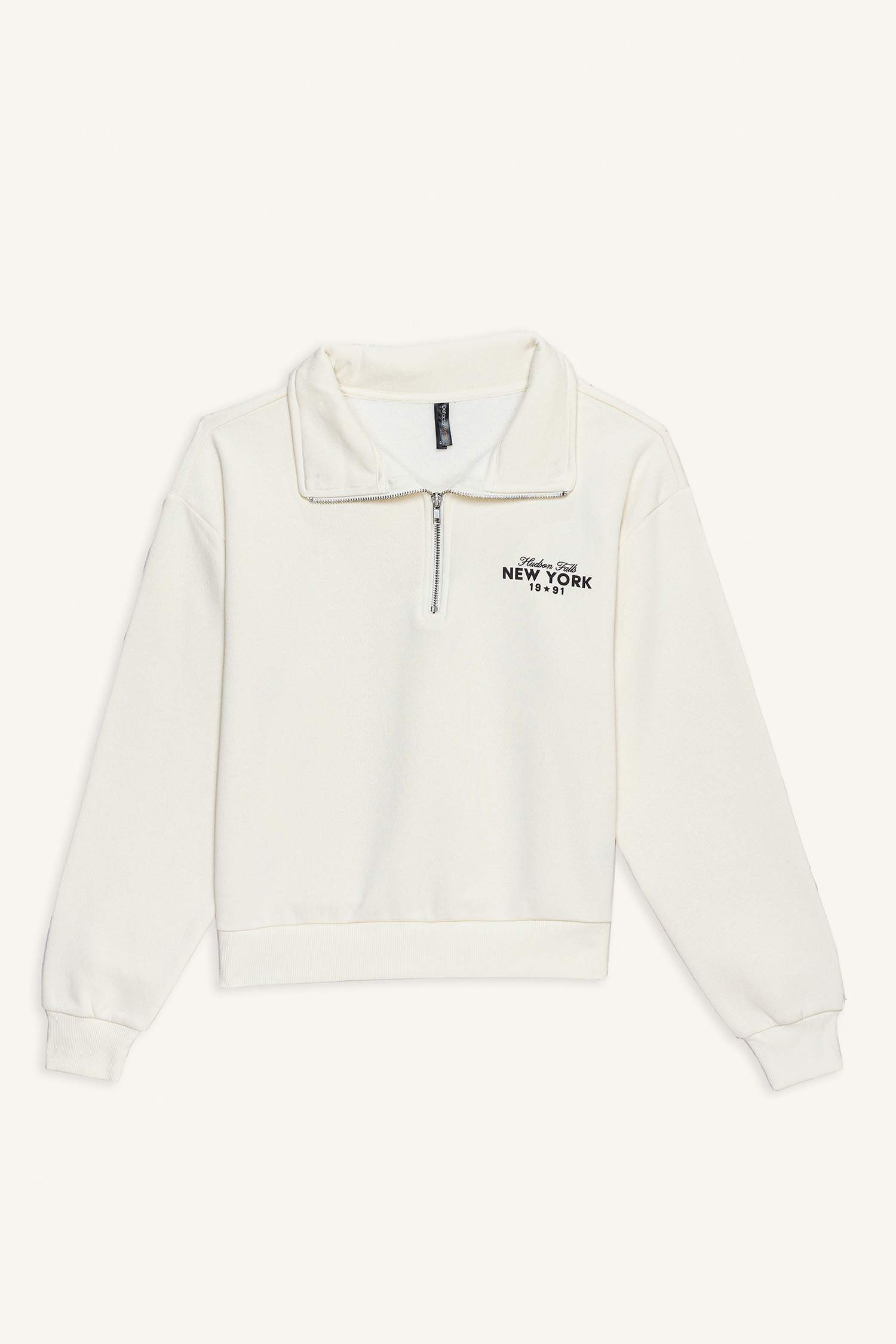 Regular Fit Printed Long Sleeve Sweatshirt