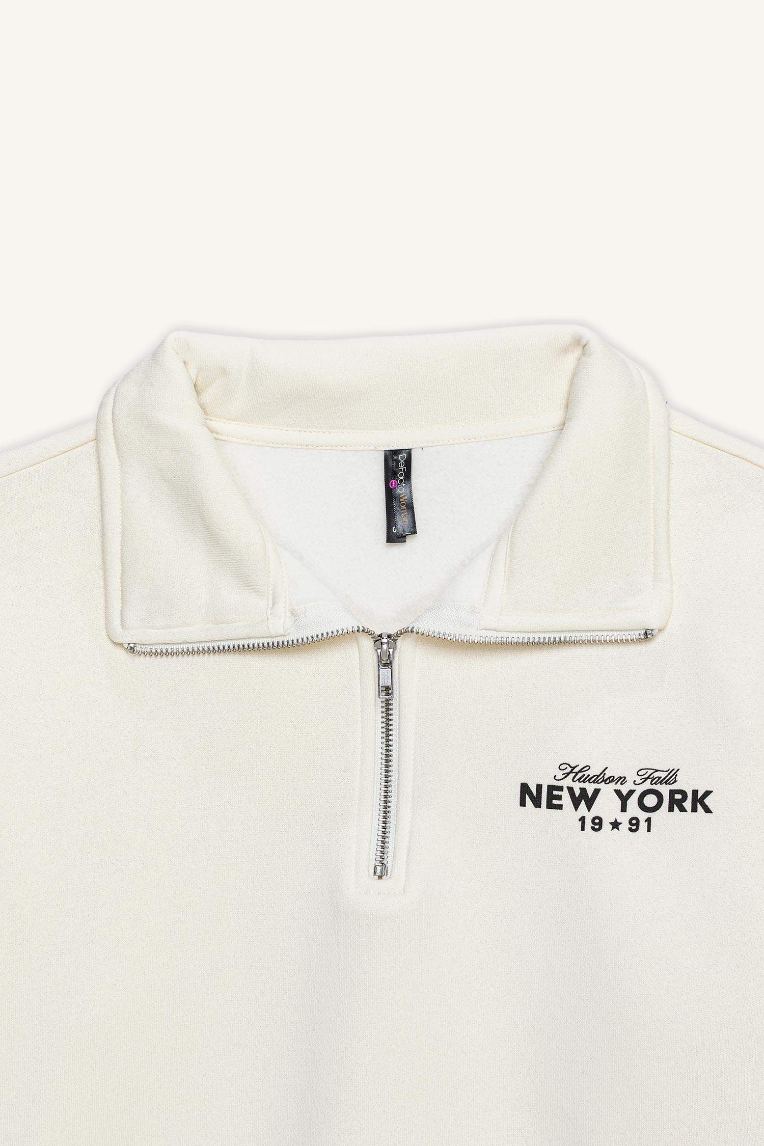 Regular Fit Printed Long Sleeve Sweatshirt