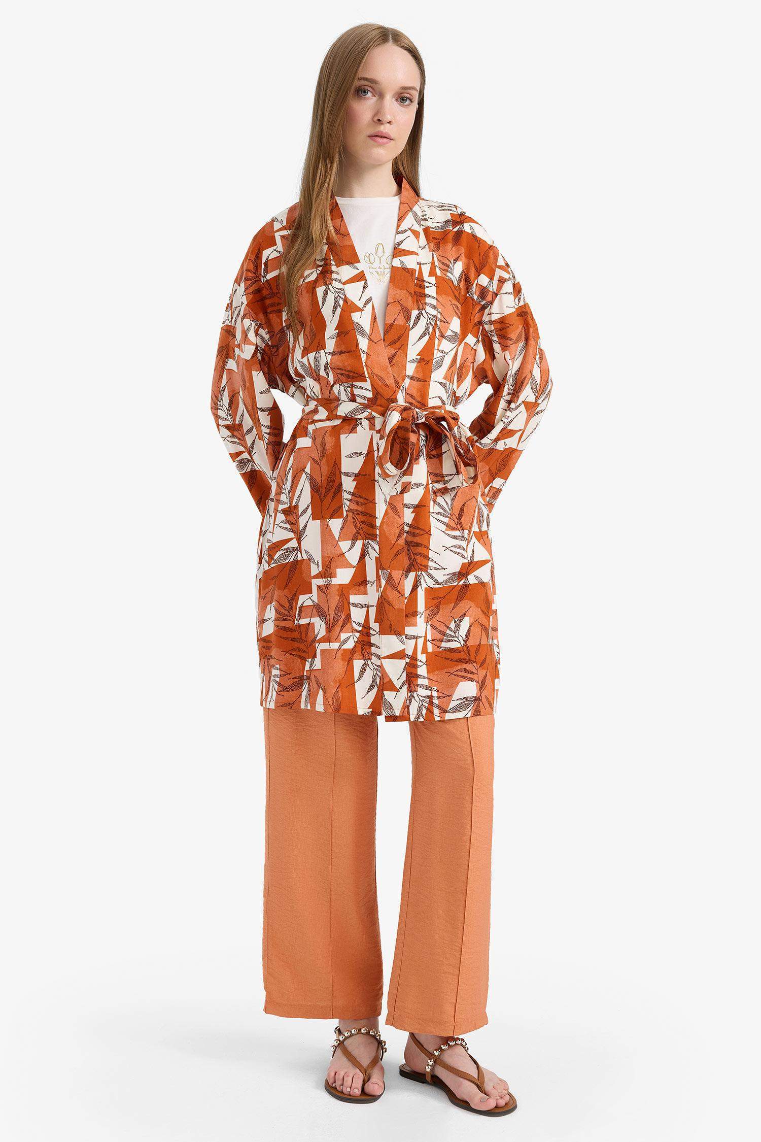 Straight Fit Regular Hem Trousers