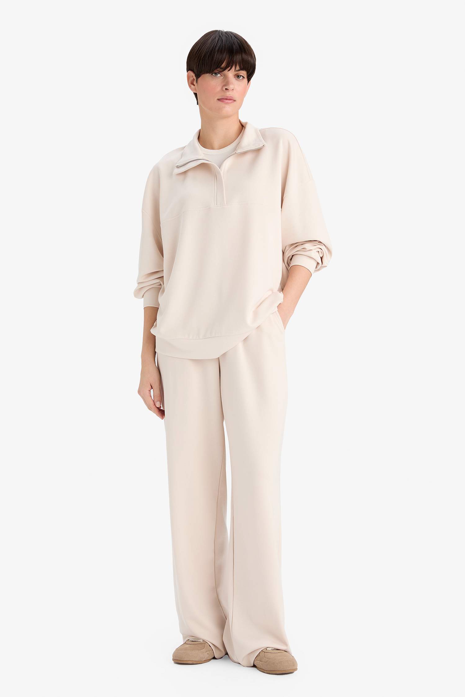 Wide Leg modal Trousers