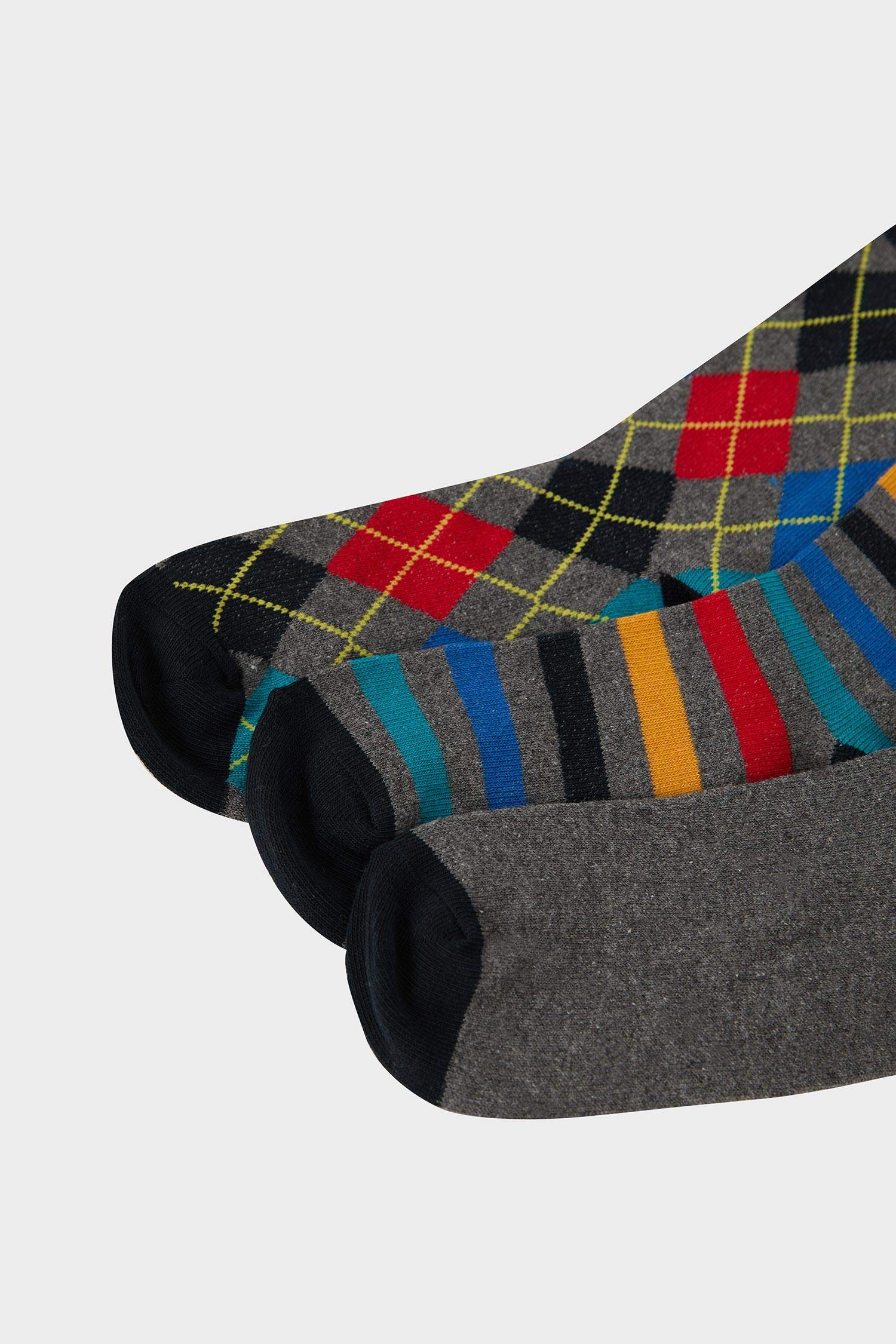 Erkek Çocuk 3'lü Pamuklu Uzun Çorap