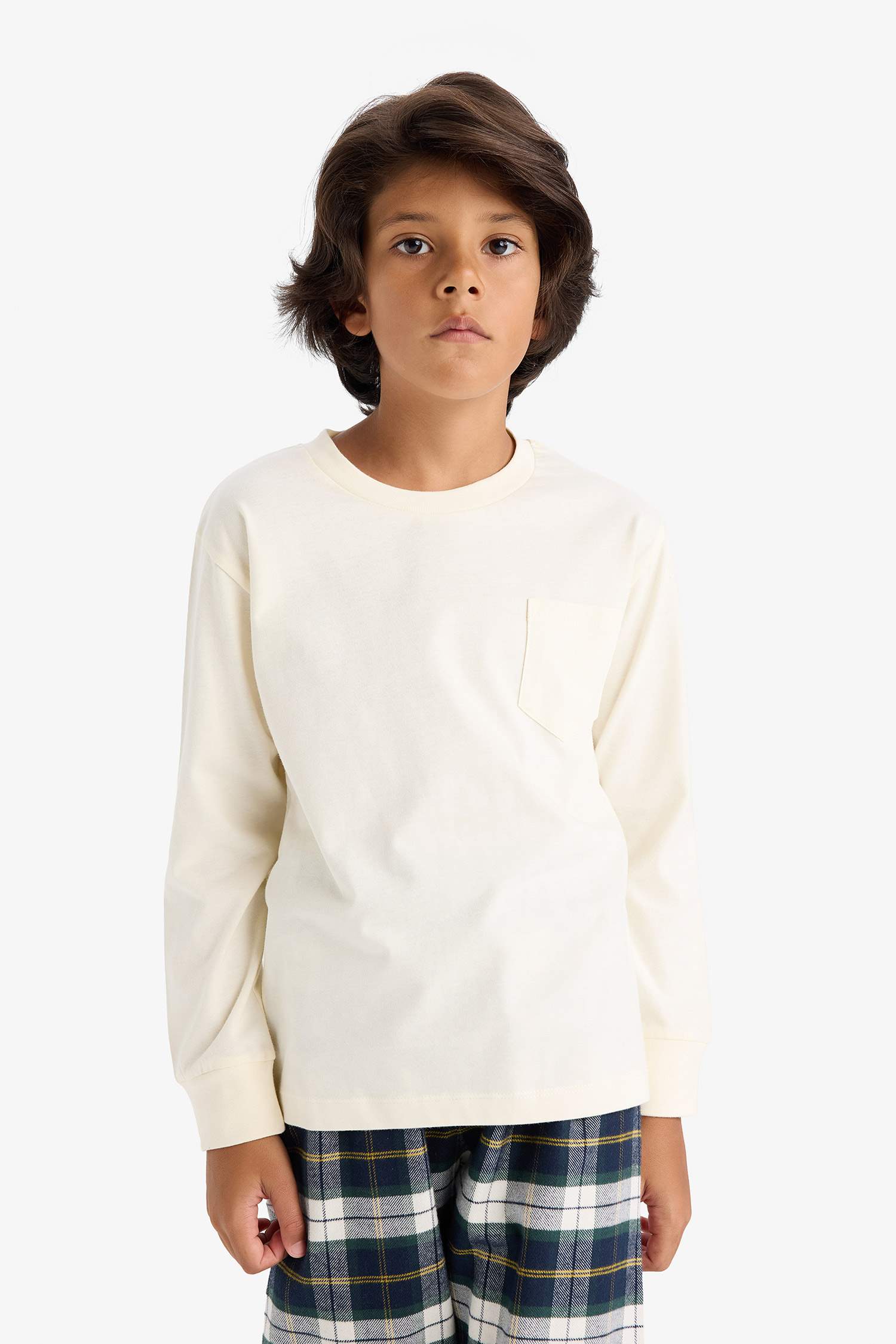 Boy Regular Fit Flannel 2 Piece Pajama Set