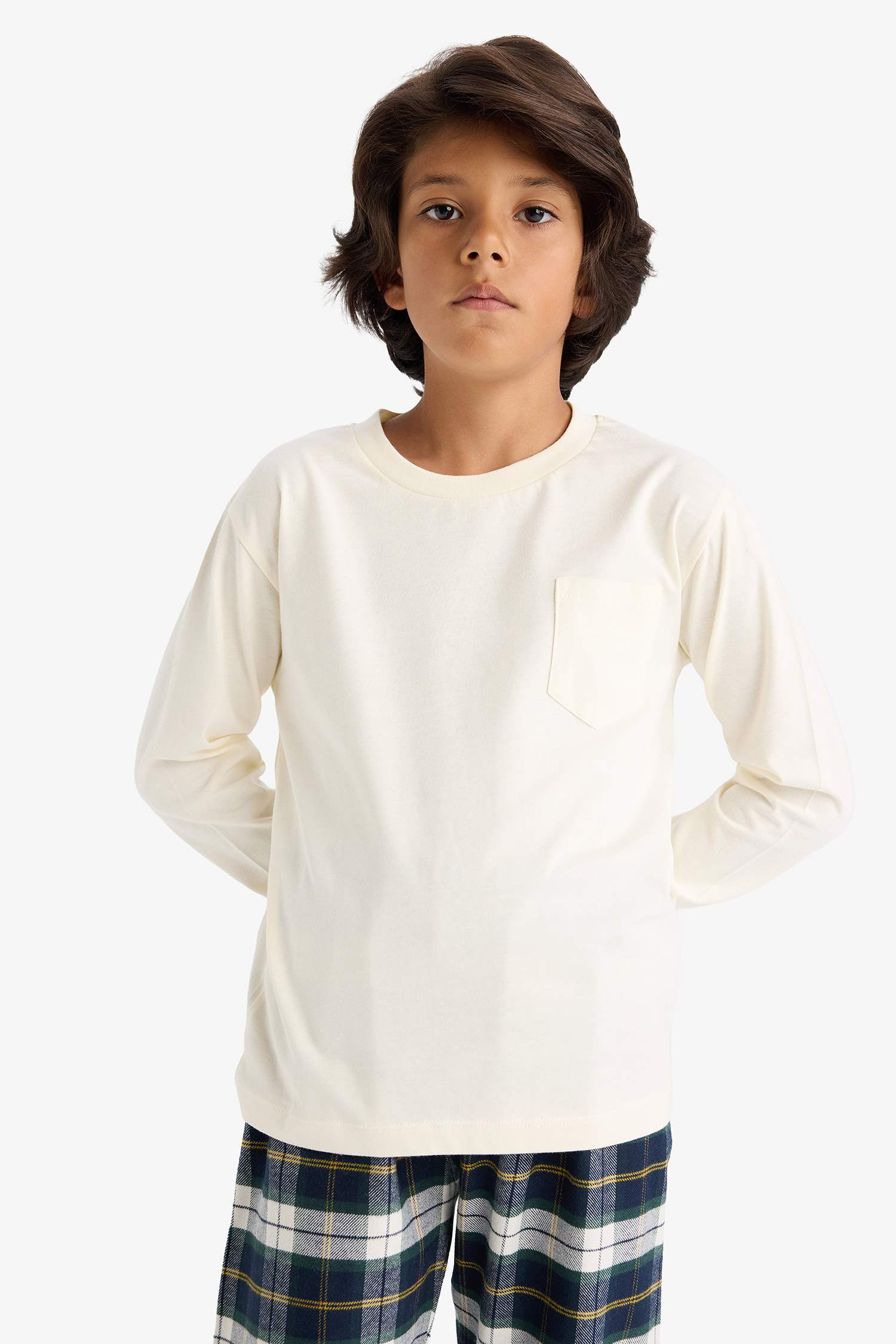 Boy Regular Fit Flannel 2 Piece Pajama Set