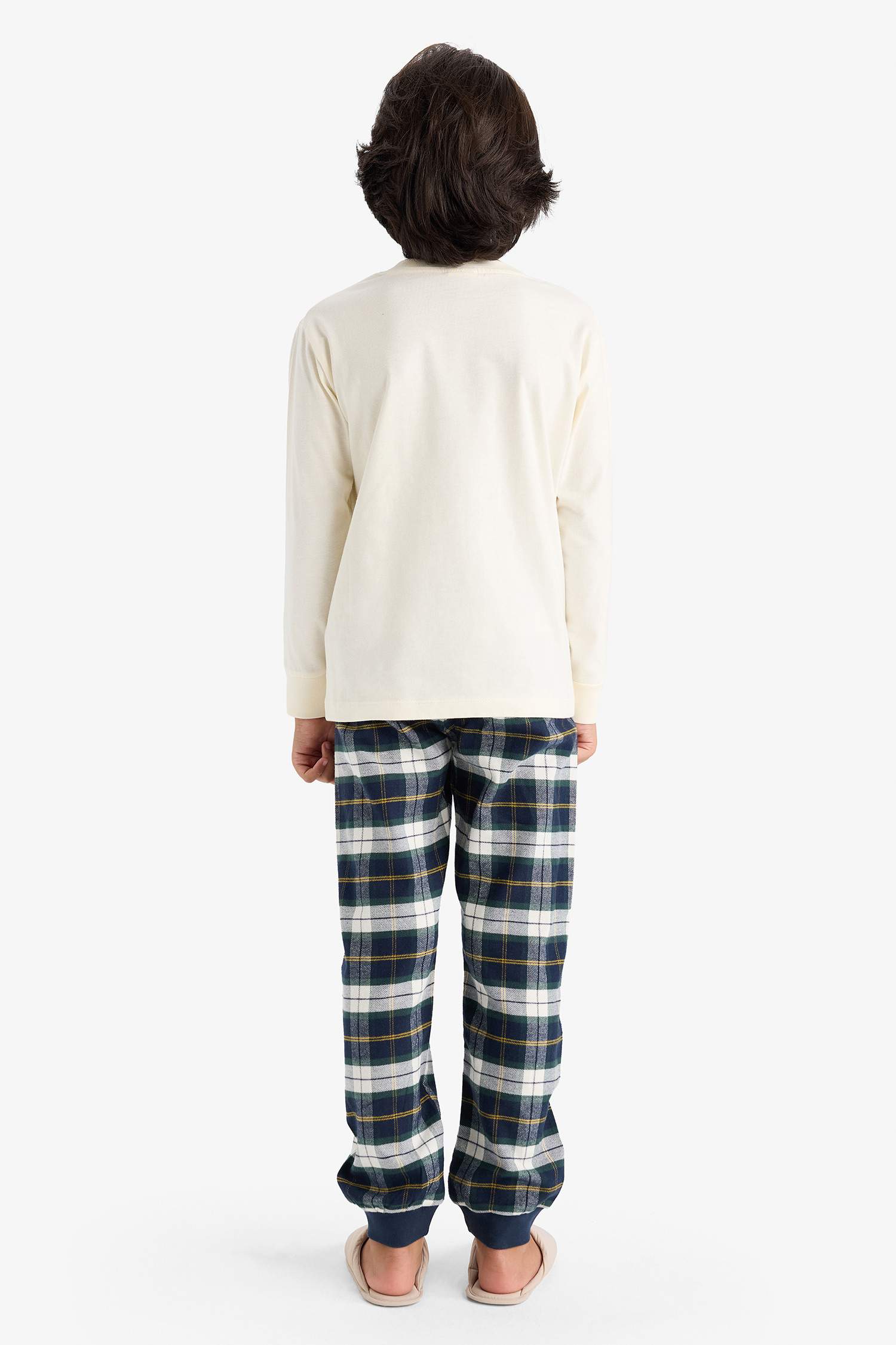 Boy Regular Fit Flannel 2 Piece Pajama Set