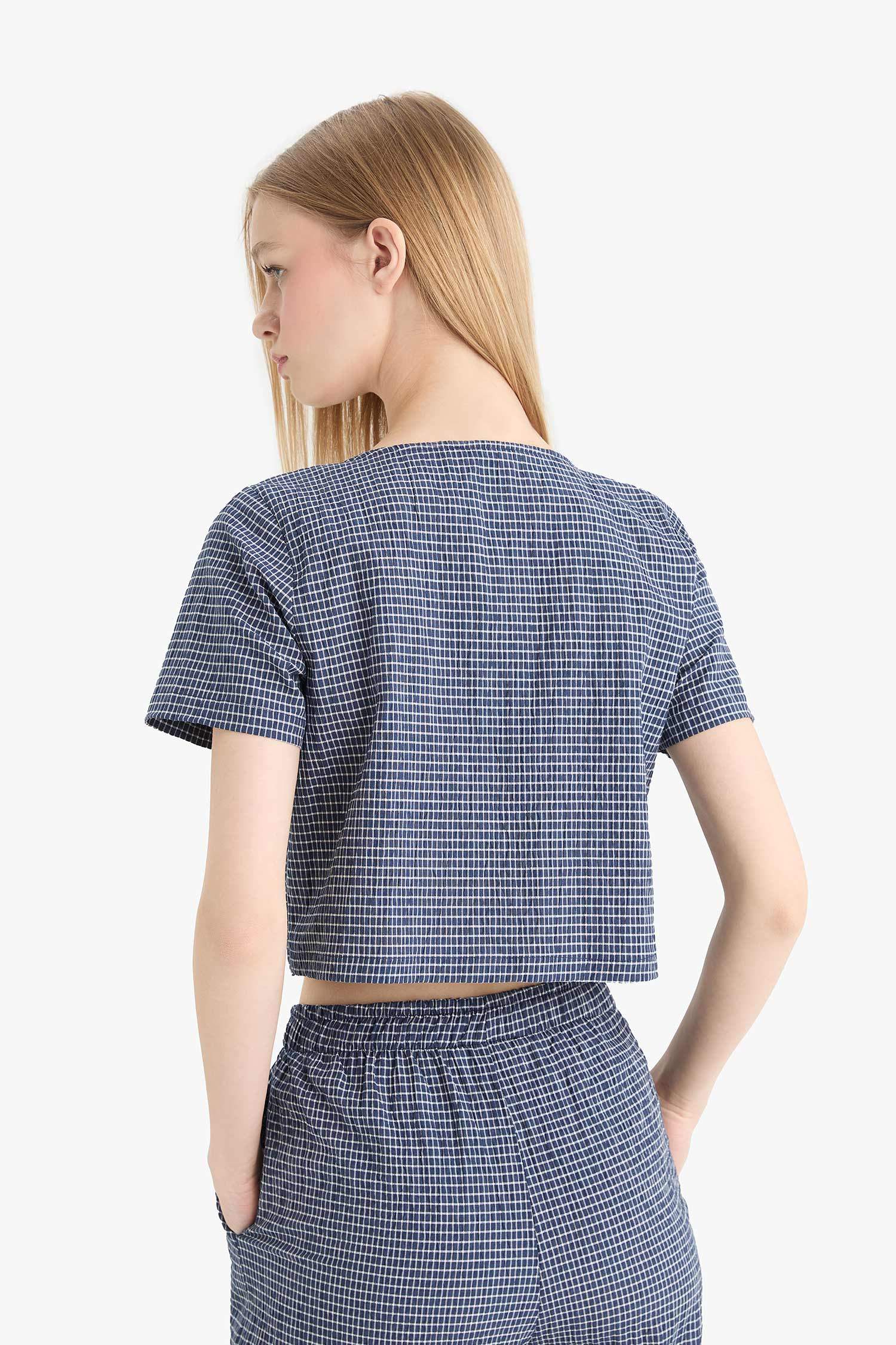 بلوزة نص ردن كرنكيل قصة عادية بياخة V