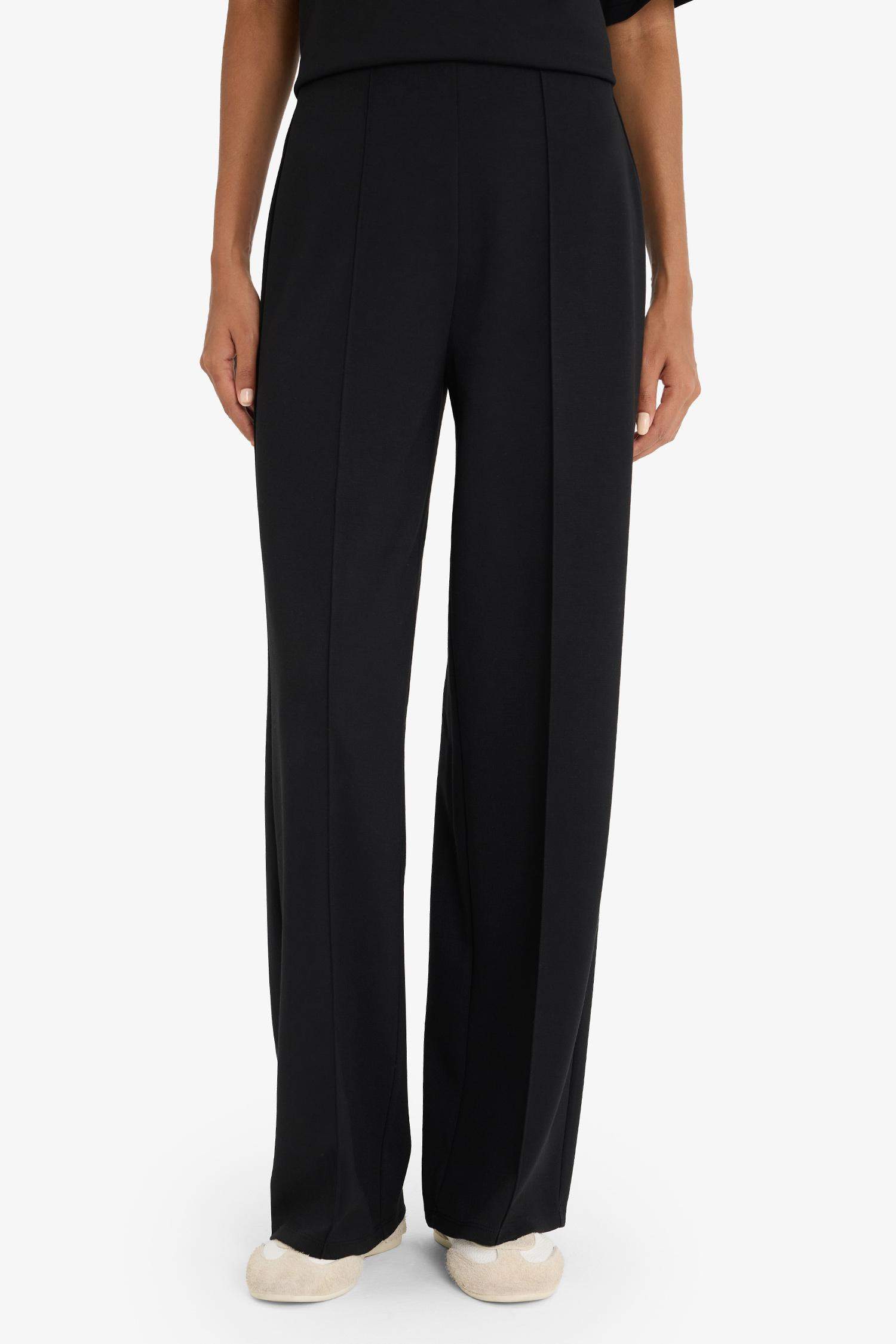 بنطلون منسوج قصة مستقيمة