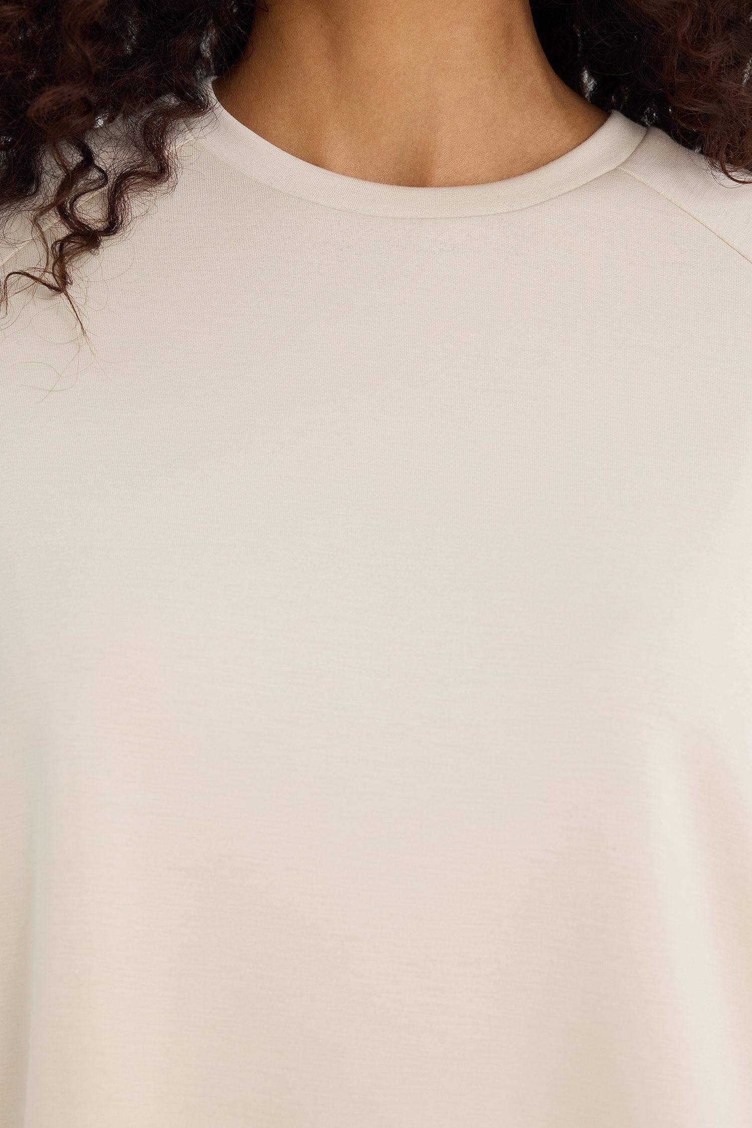 Relax Fit Crew Neck Modal T-Shirt