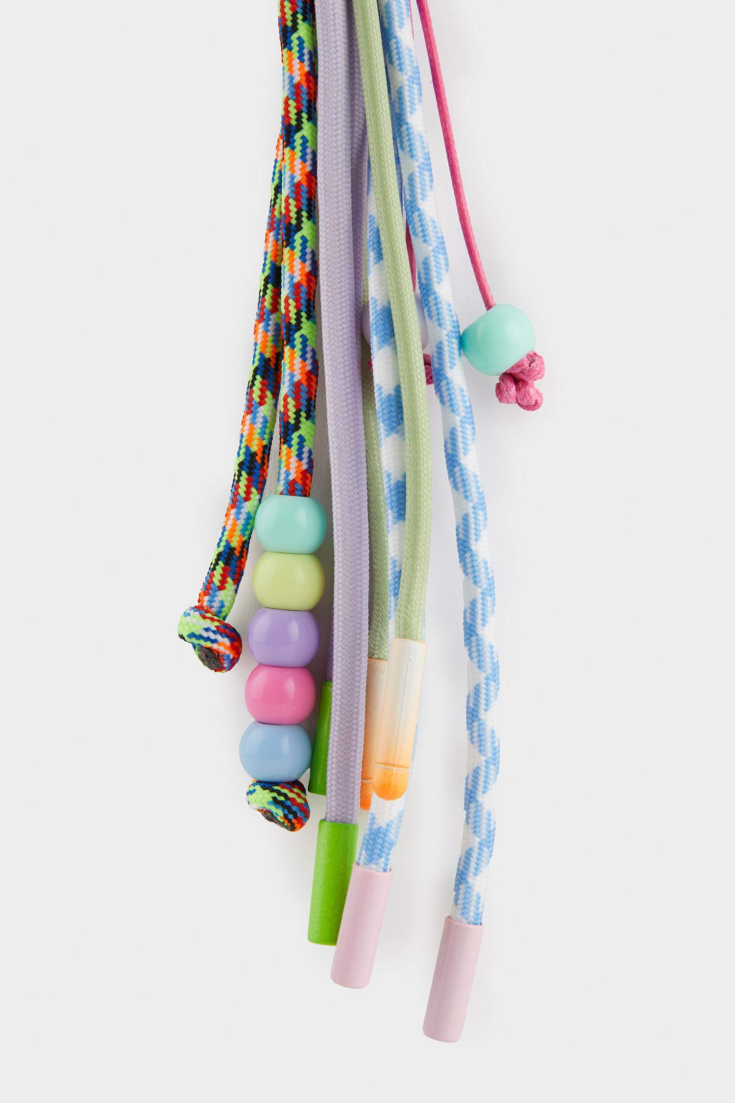 Kadın Renkli İpli Charm Anahtarlık