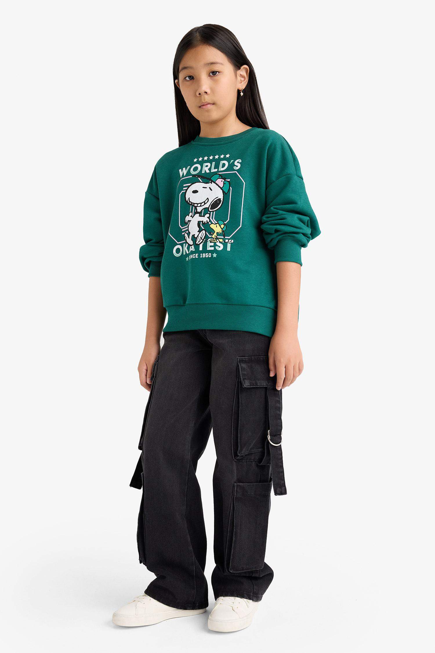 Girl Snoopy Oversize Fit Sweatshirt