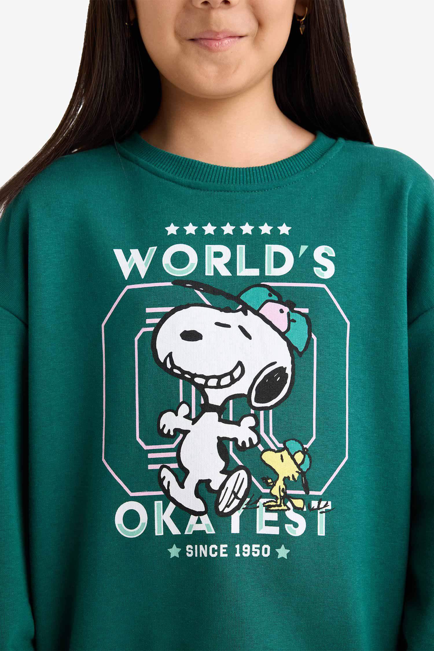 Girl Snoopy Oversize Fit Sweatshirt