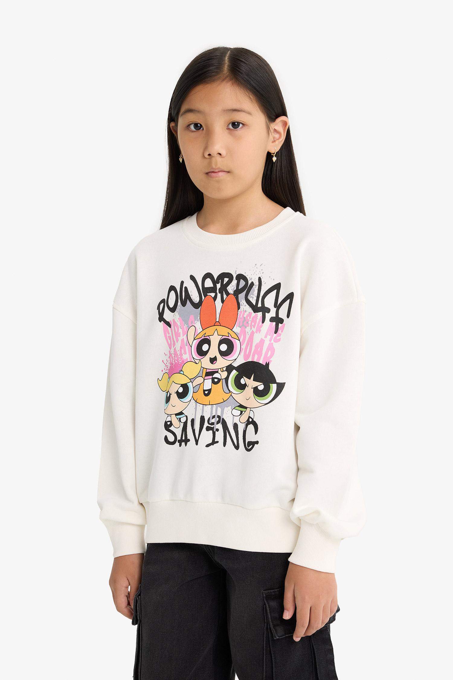 Girl PowerPuff Girl Oversize Fit Sweatshirt