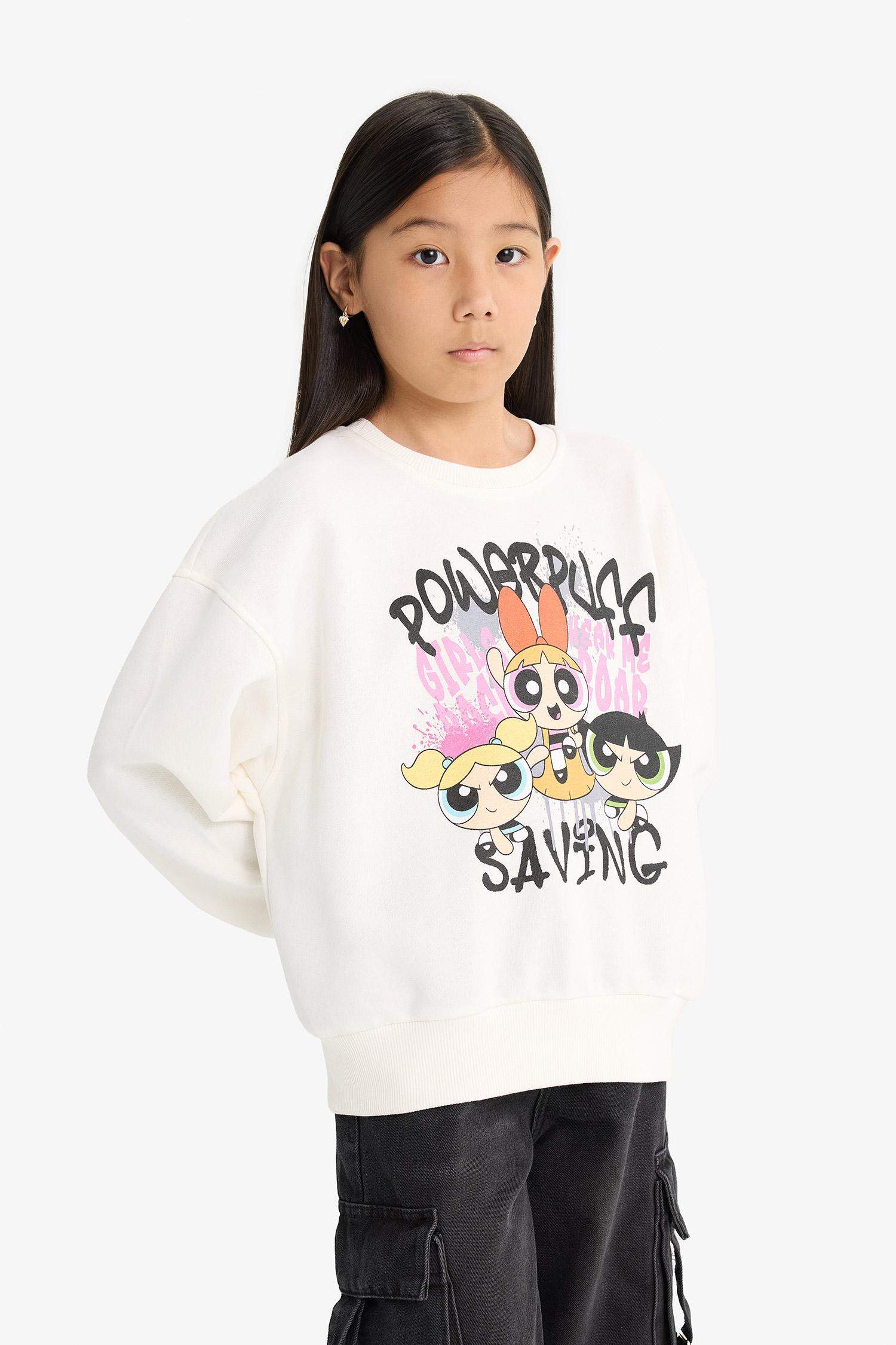Girl PowerPuff Girl Oversize Fit Sweatshirt