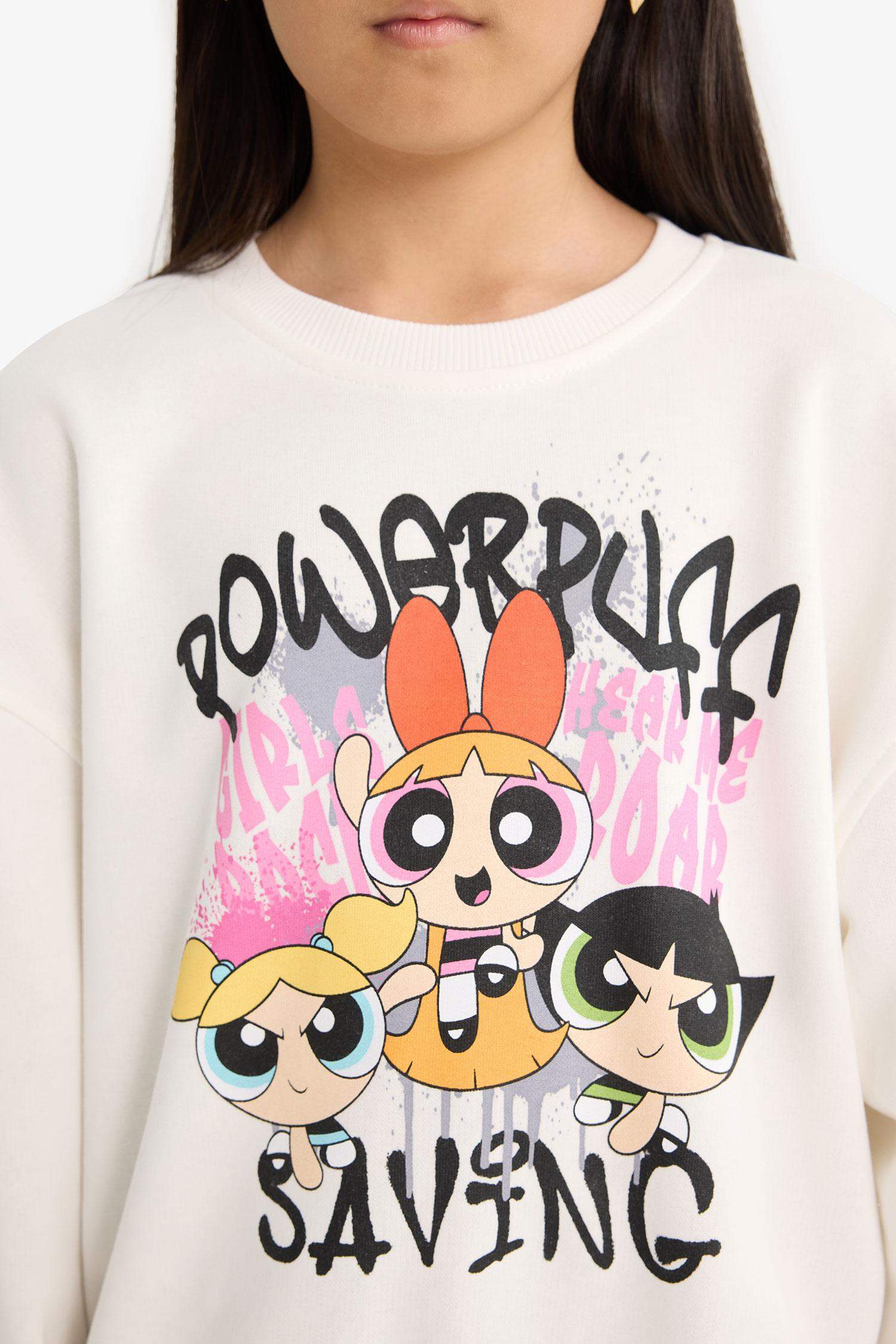 Girl PowerPuff Girl Oversize Fit Sweatshirt