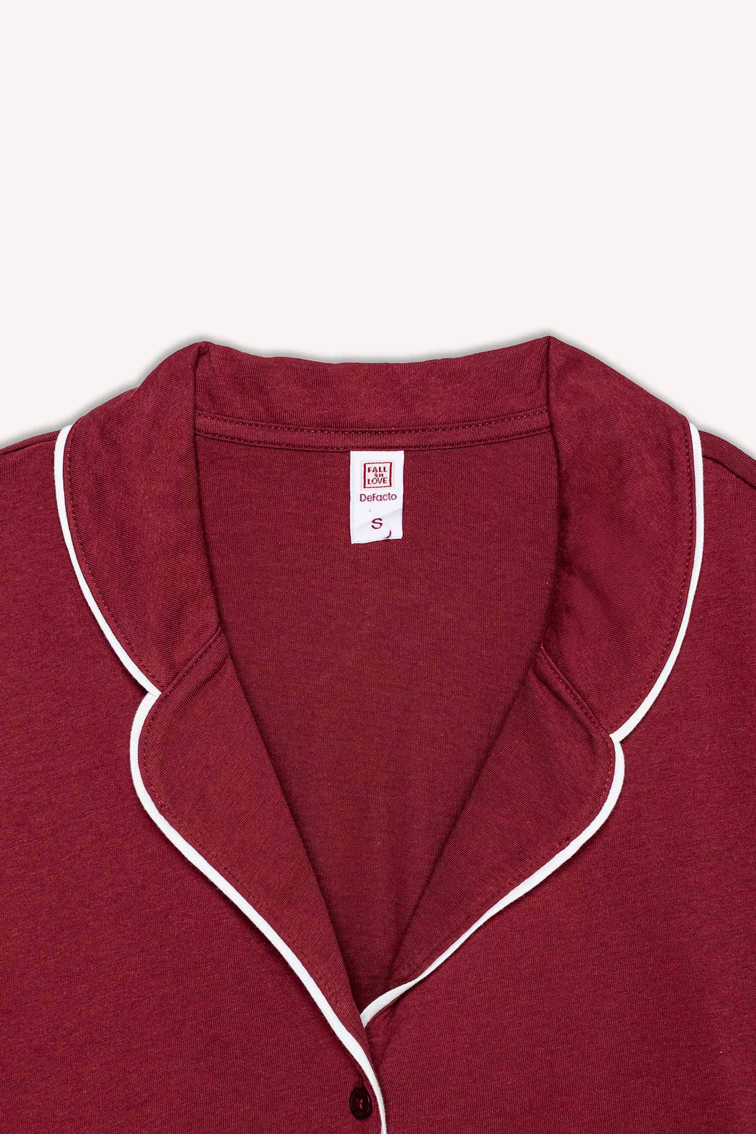 Regular Fit Long Sleeve 2 Pieces Pyjama Set