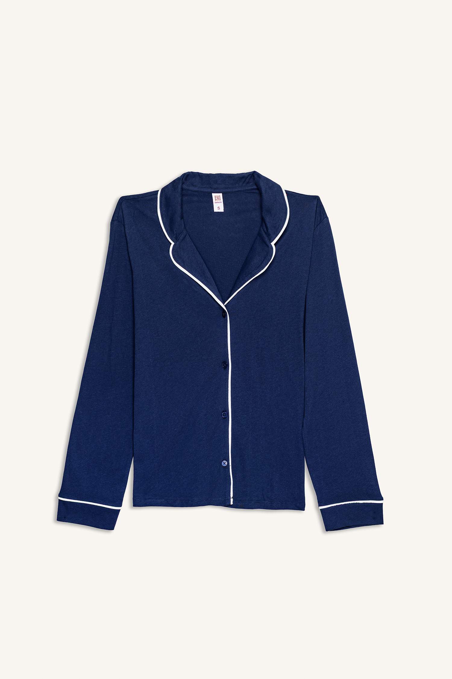 Regular Fit Long Sleeve 2 Pieces Pyjama Set