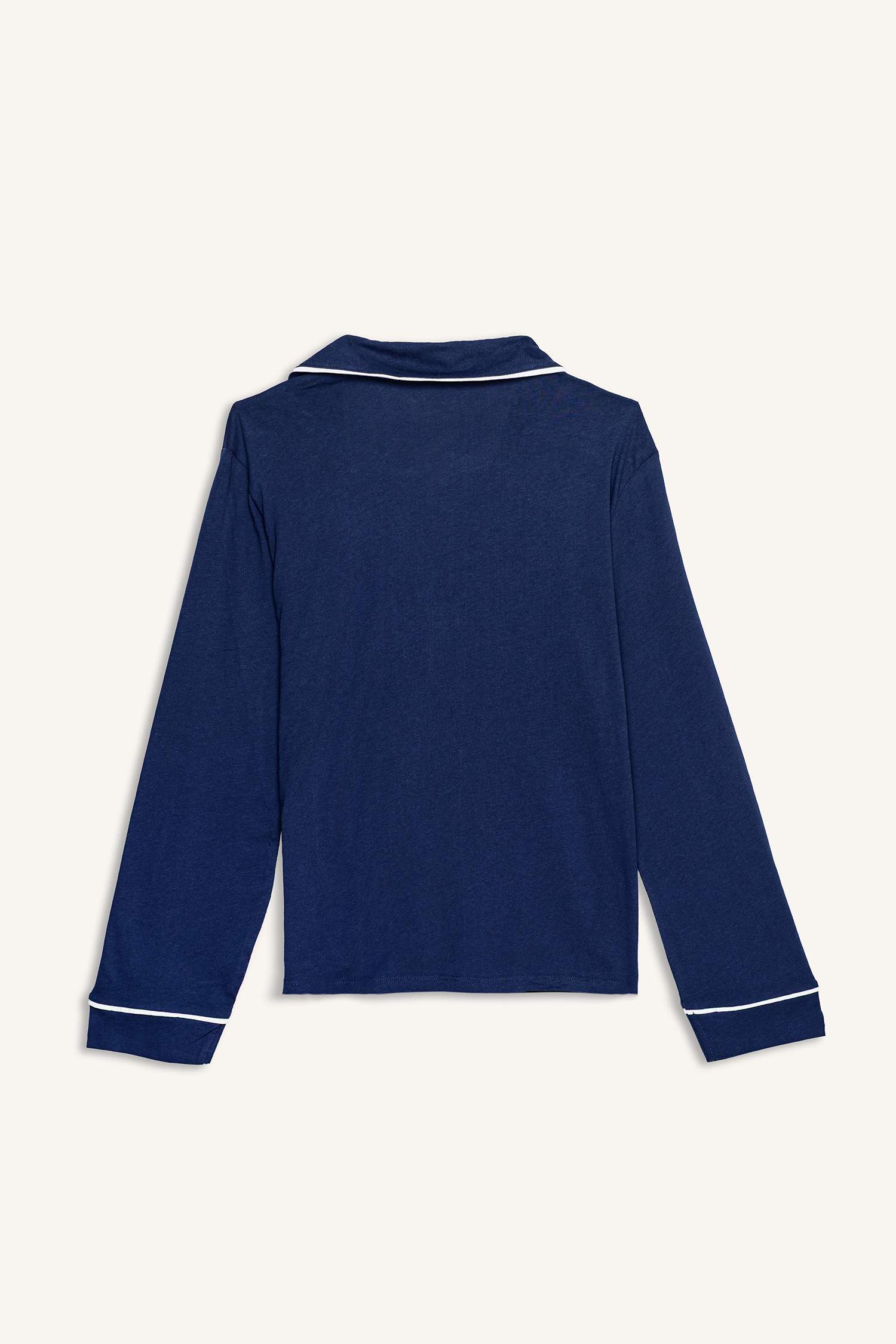 Regular Fit Long Sleeve 2 Pieces Pyjama Set