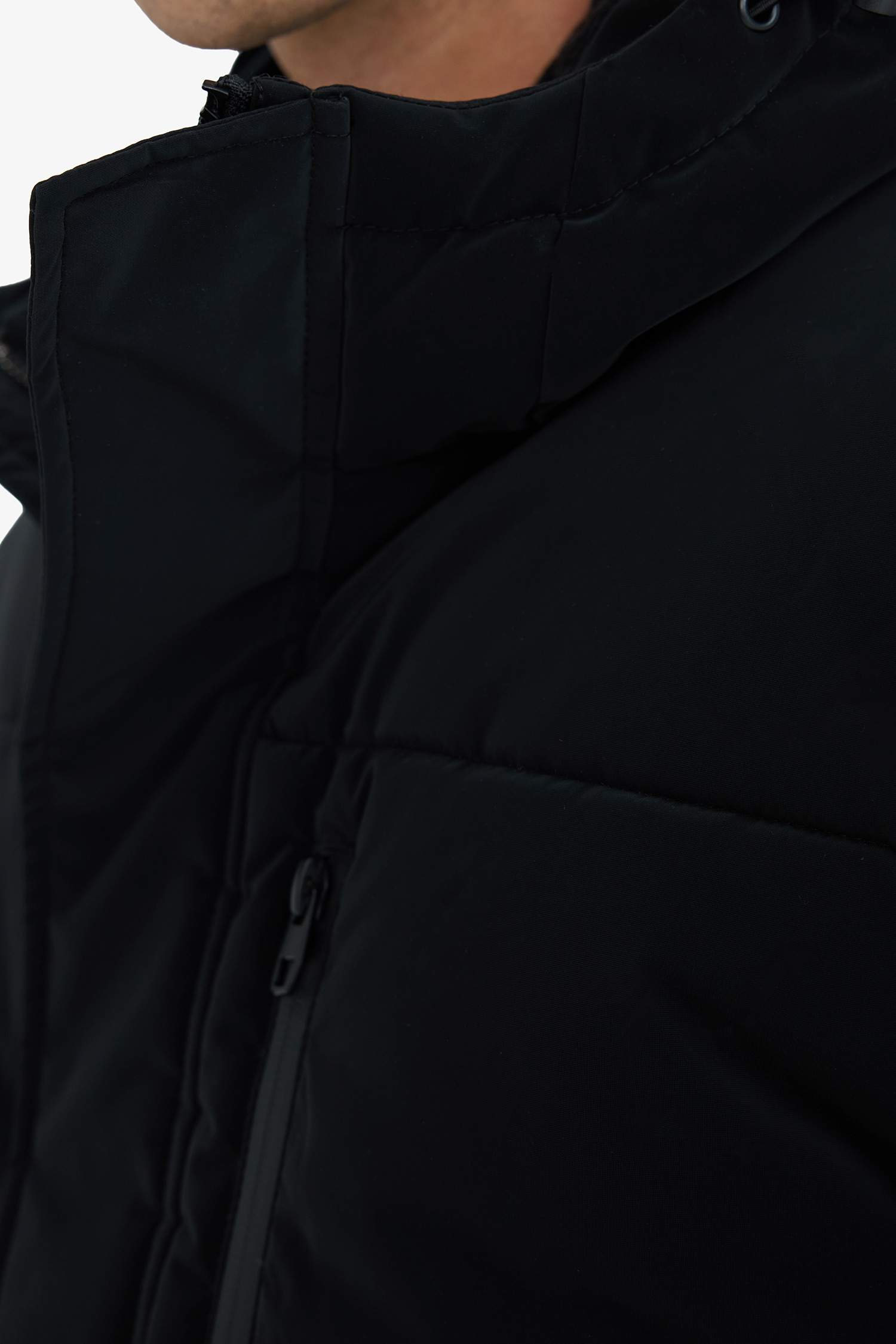 Su İtici Regular Fit Kapüşonlu Astarlı İç Cepli Fermuarlı Cepli Mont