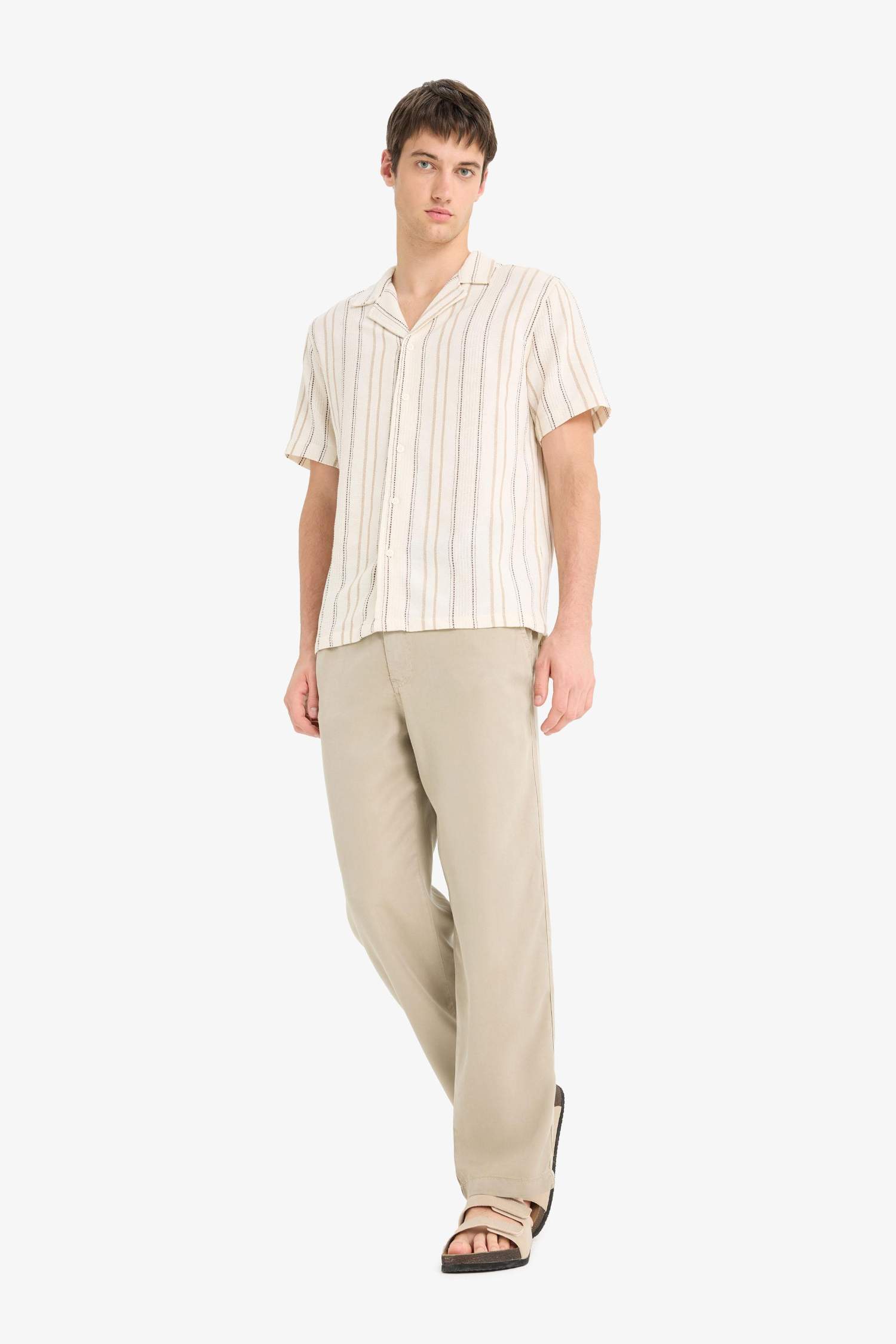 Loose Comfortable Fit Wide Leg Summer Trousers