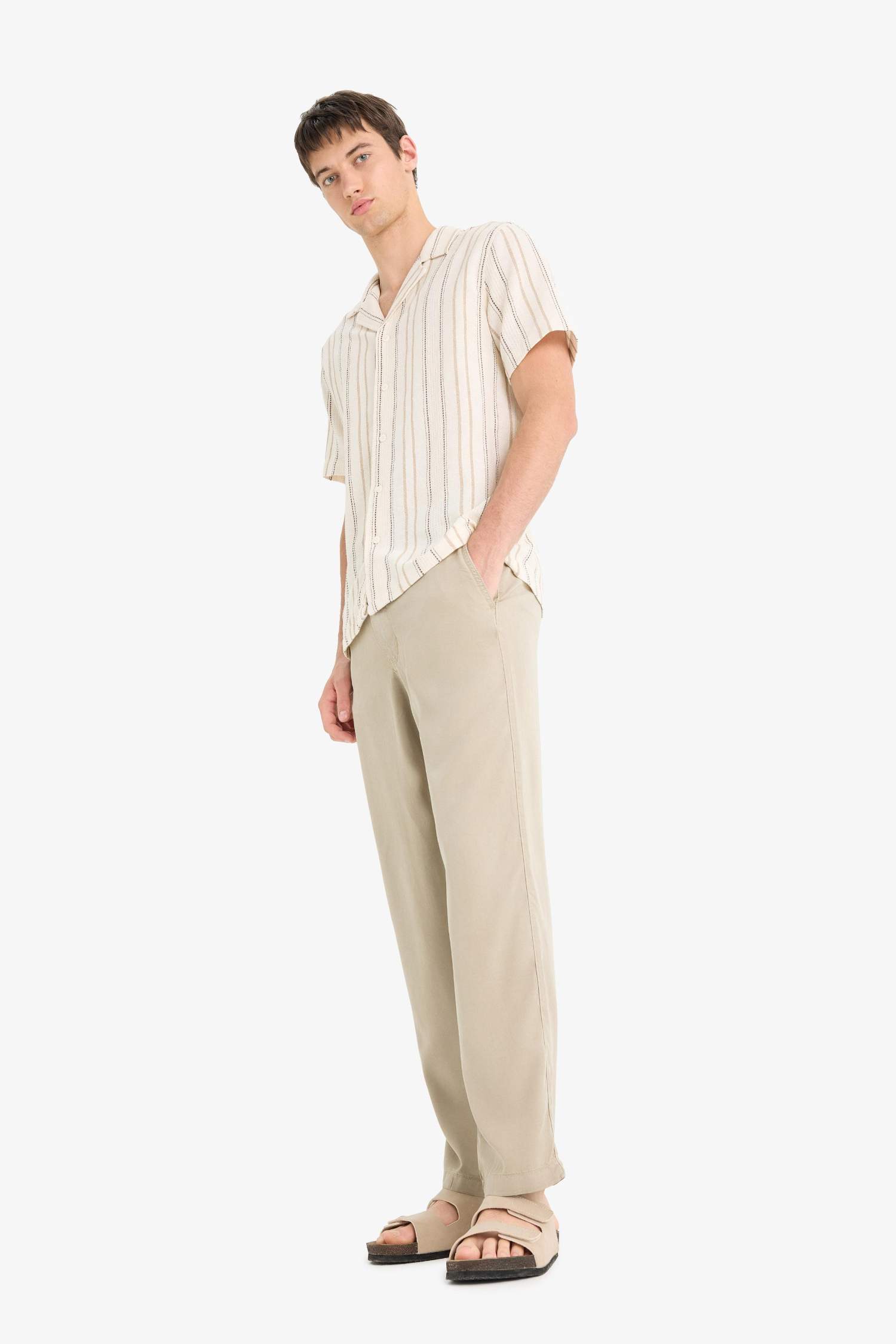 Loose Comfortable Fit Wide Leg Summer Trousers