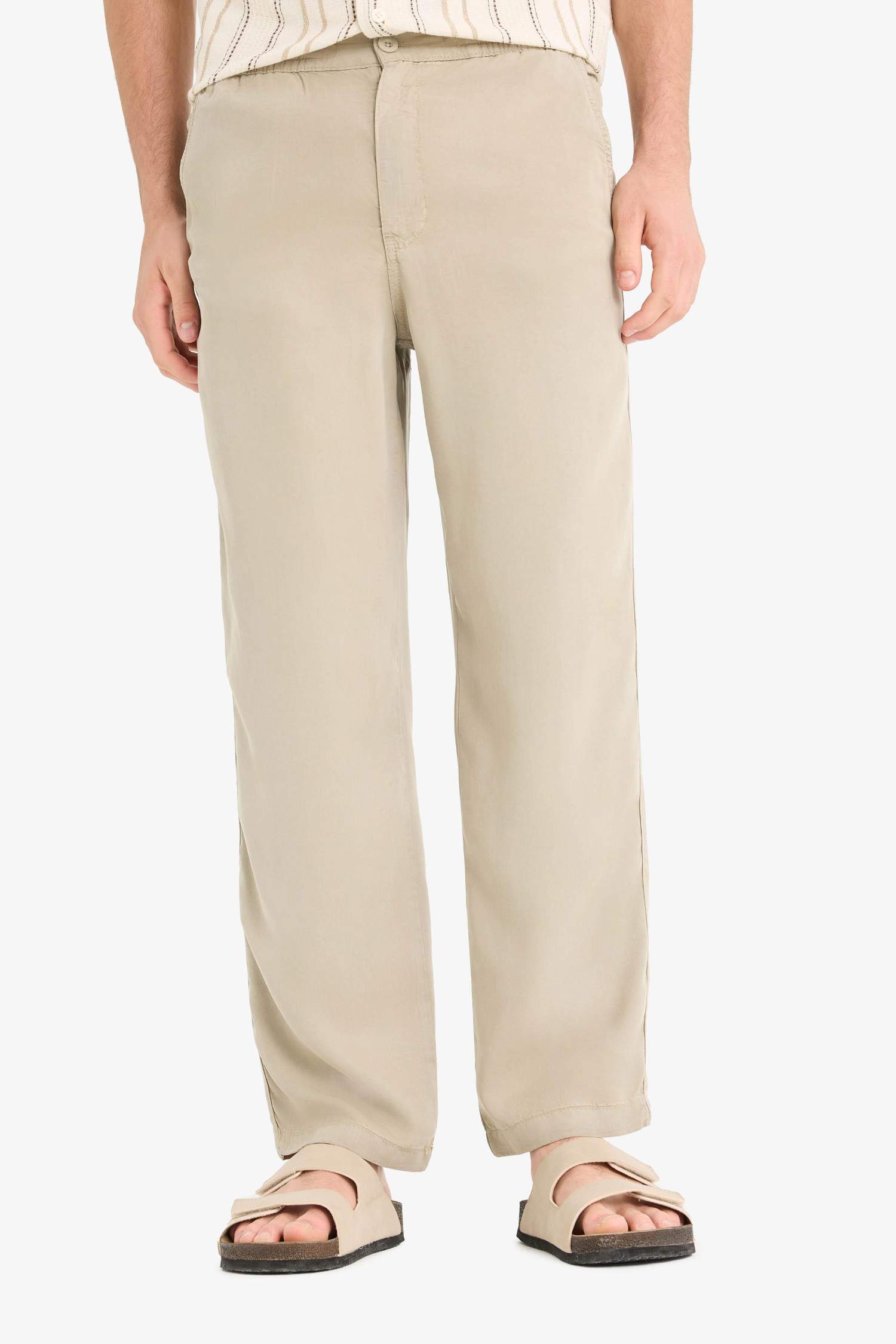 Loose Comfortable Fit Wide Leg Summer Trousers