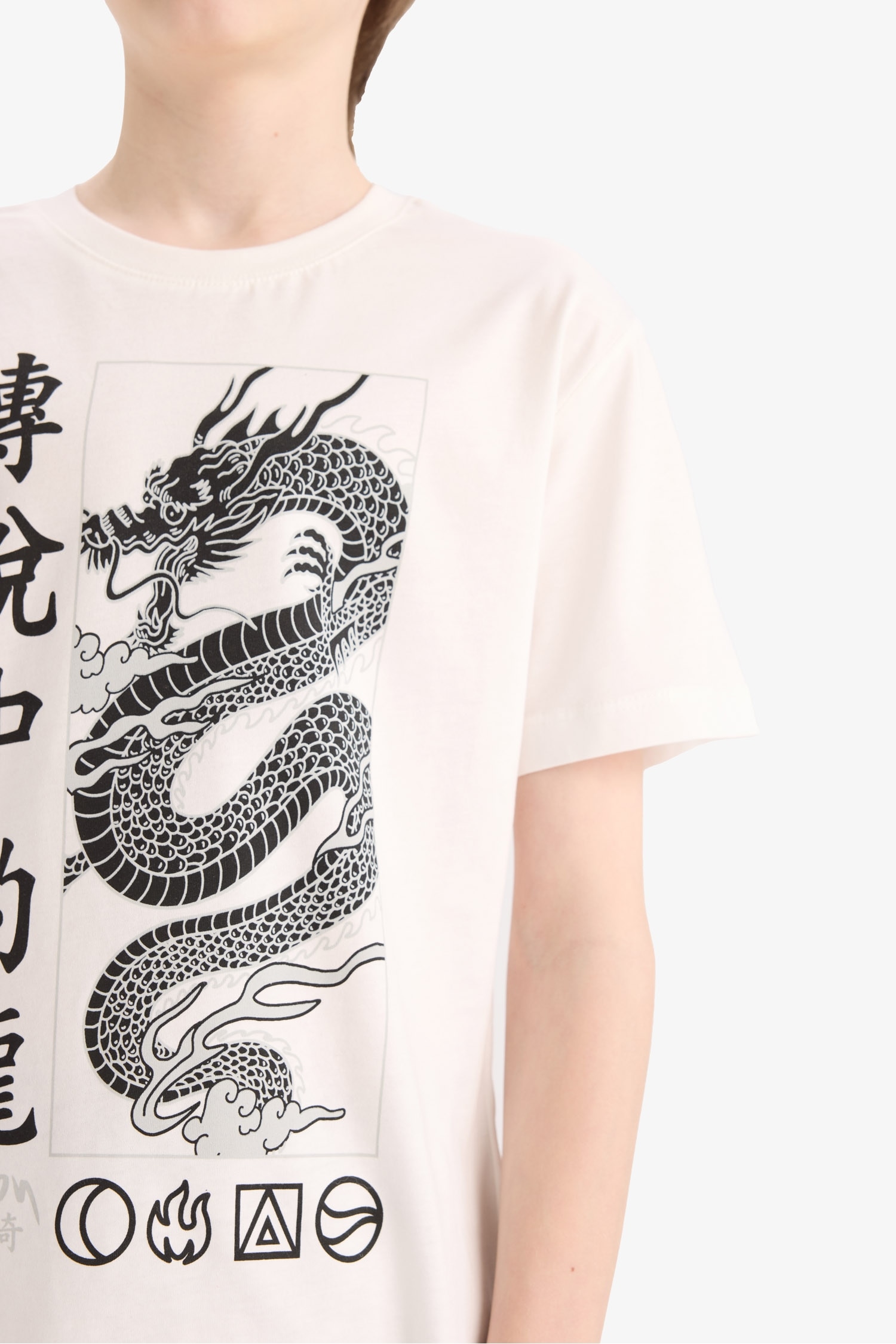 Ensemble de t-shirt imprimé et short à taille élastique pour garçon