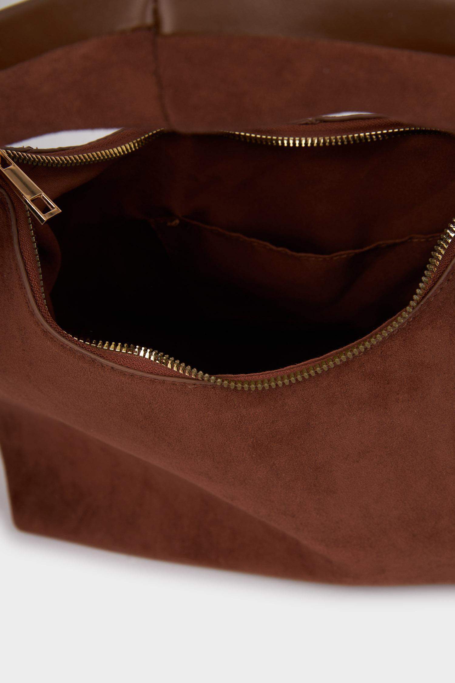 Kadın Süet Omuz Çantası